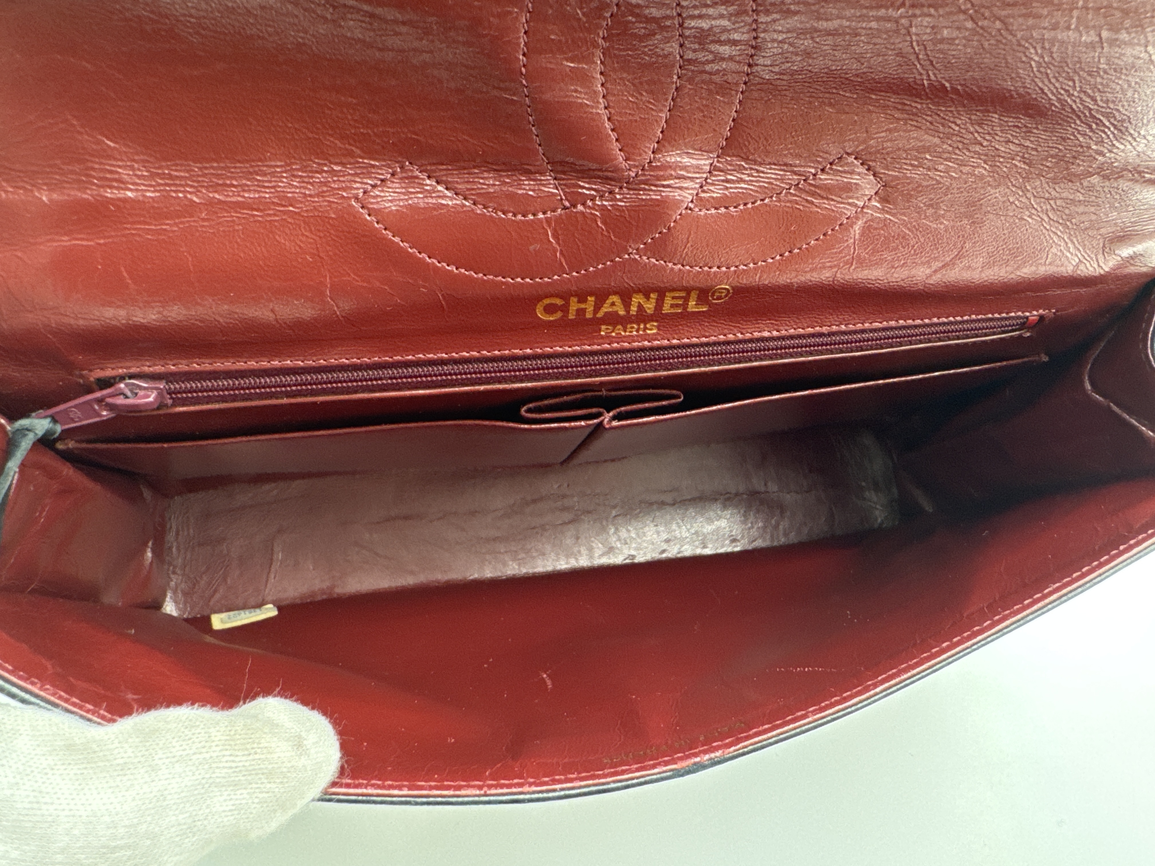 Matelassé 27 Paris Limited Edition Double Flap Black Shoulder Bag — view 11