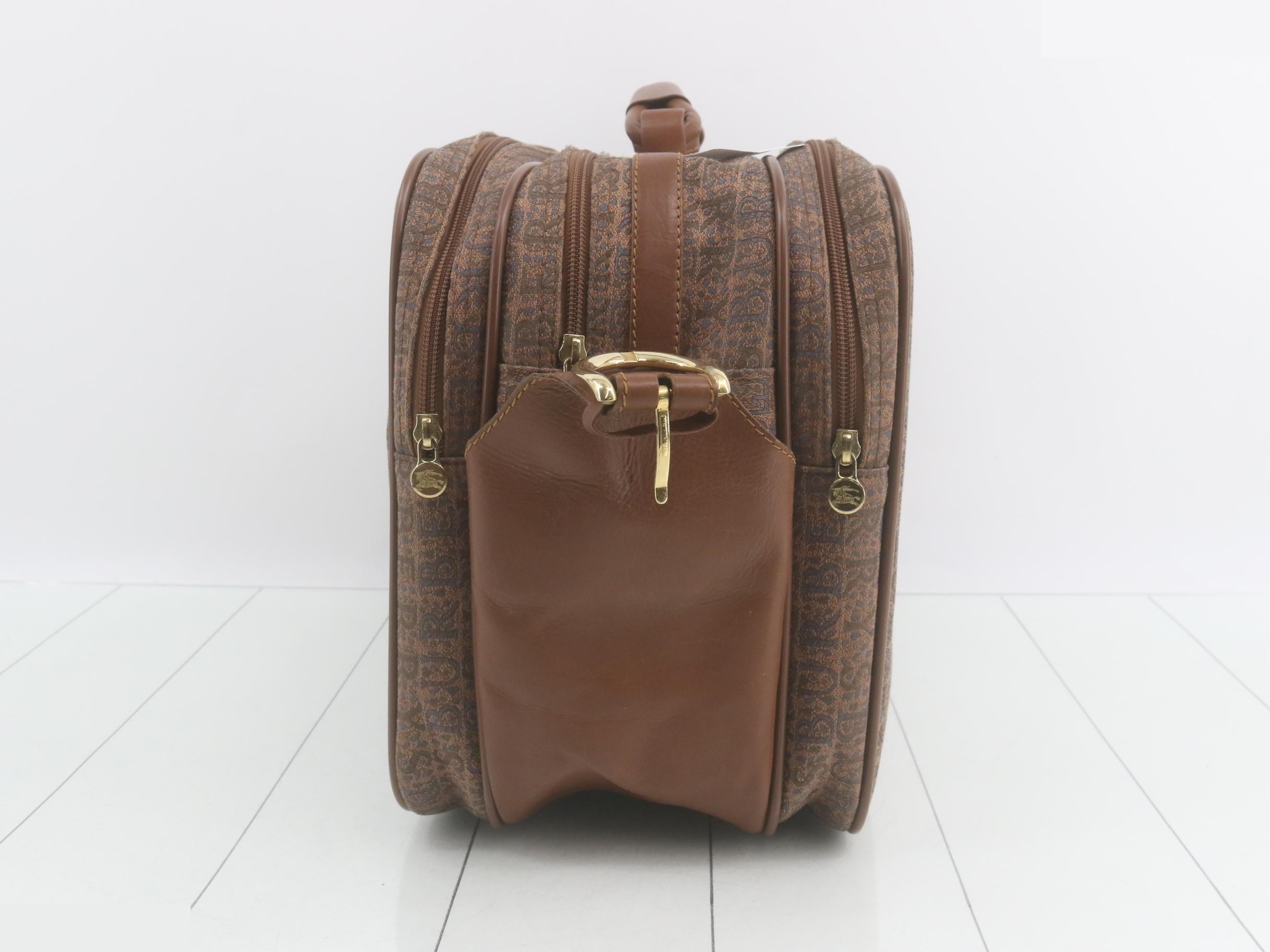 Boston bag, men's/women's, brown, shoulder bag, travel bag, large size. — view 3