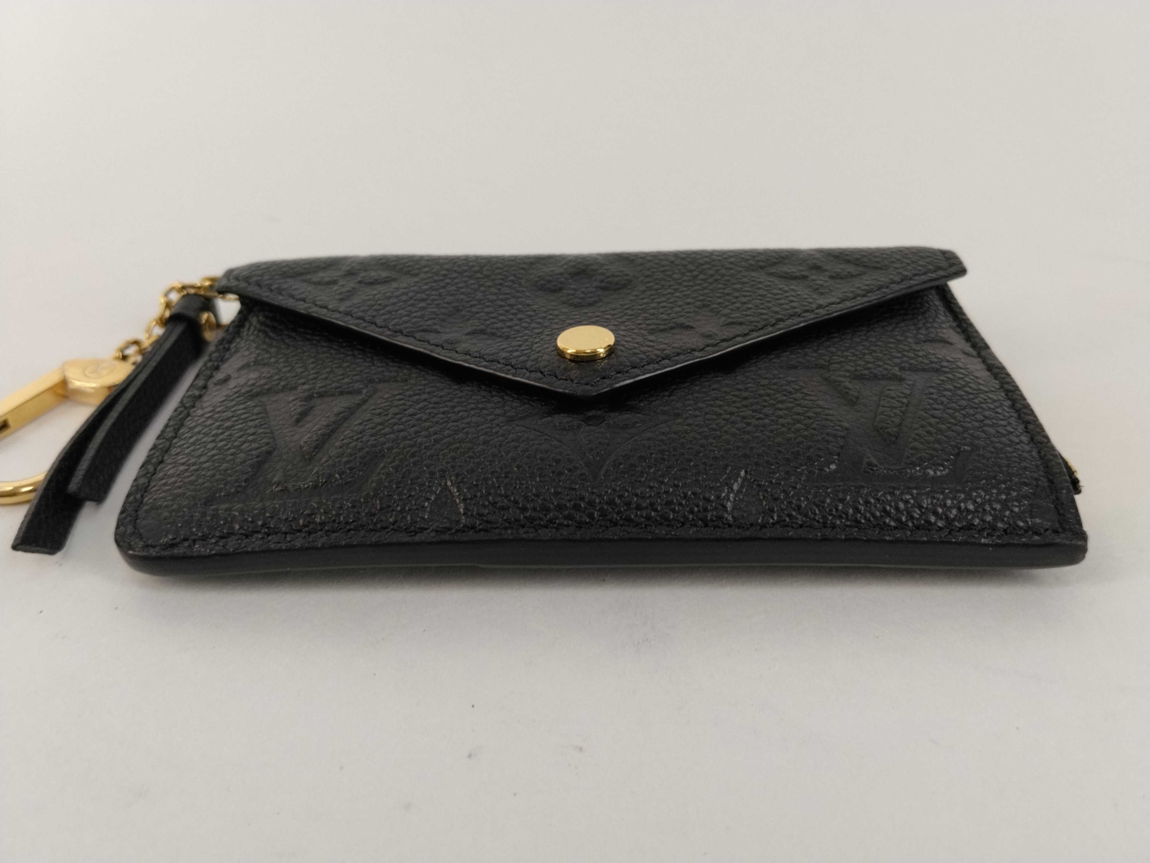 Monogram Empreinte Louis Vuitton Monogram M69421 Empreinte Porte Cartes Rect Verso Black Coin Case Wallet — view 4