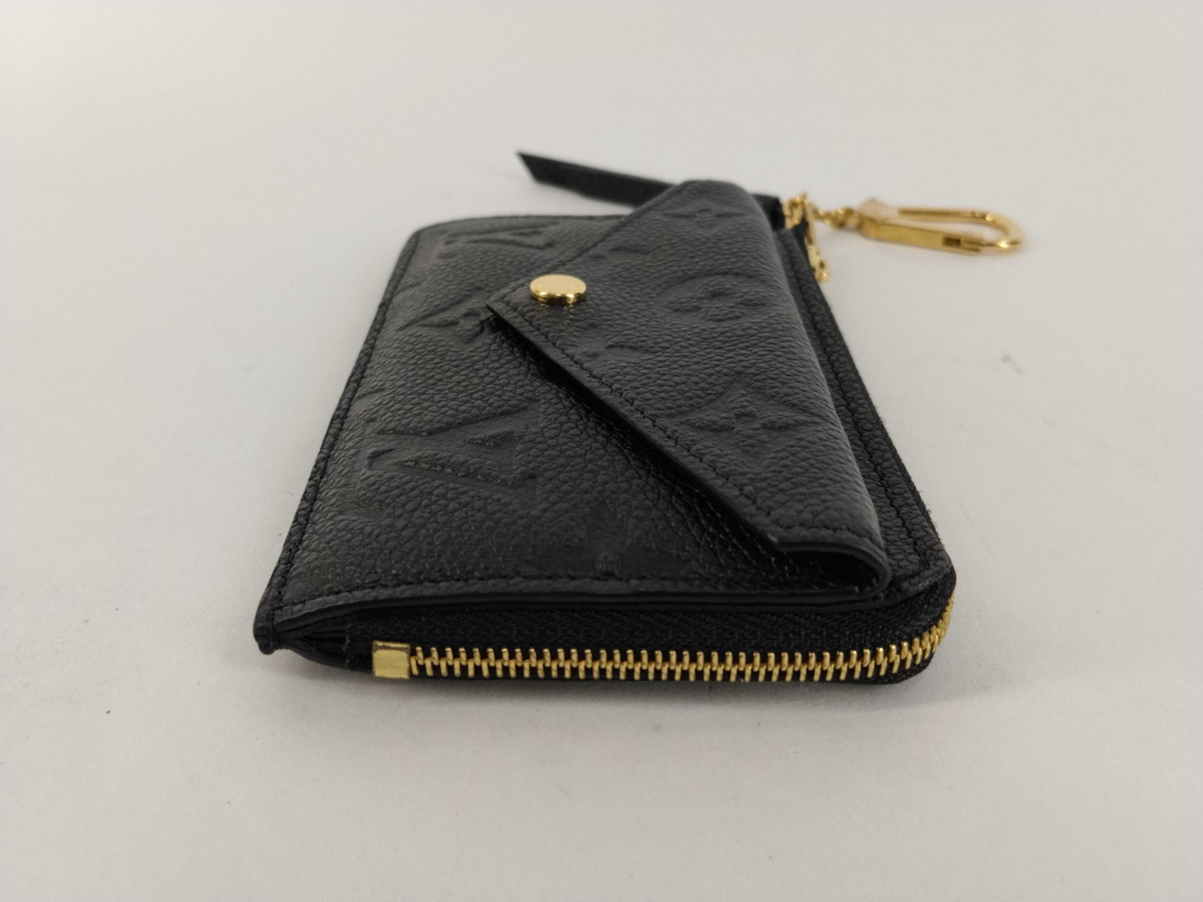 Monogram Empreinte Louis Vuitton Monogram M69421 Empreinte Porte Cartes Rect Verso Black Coin Case Wallet — view 5