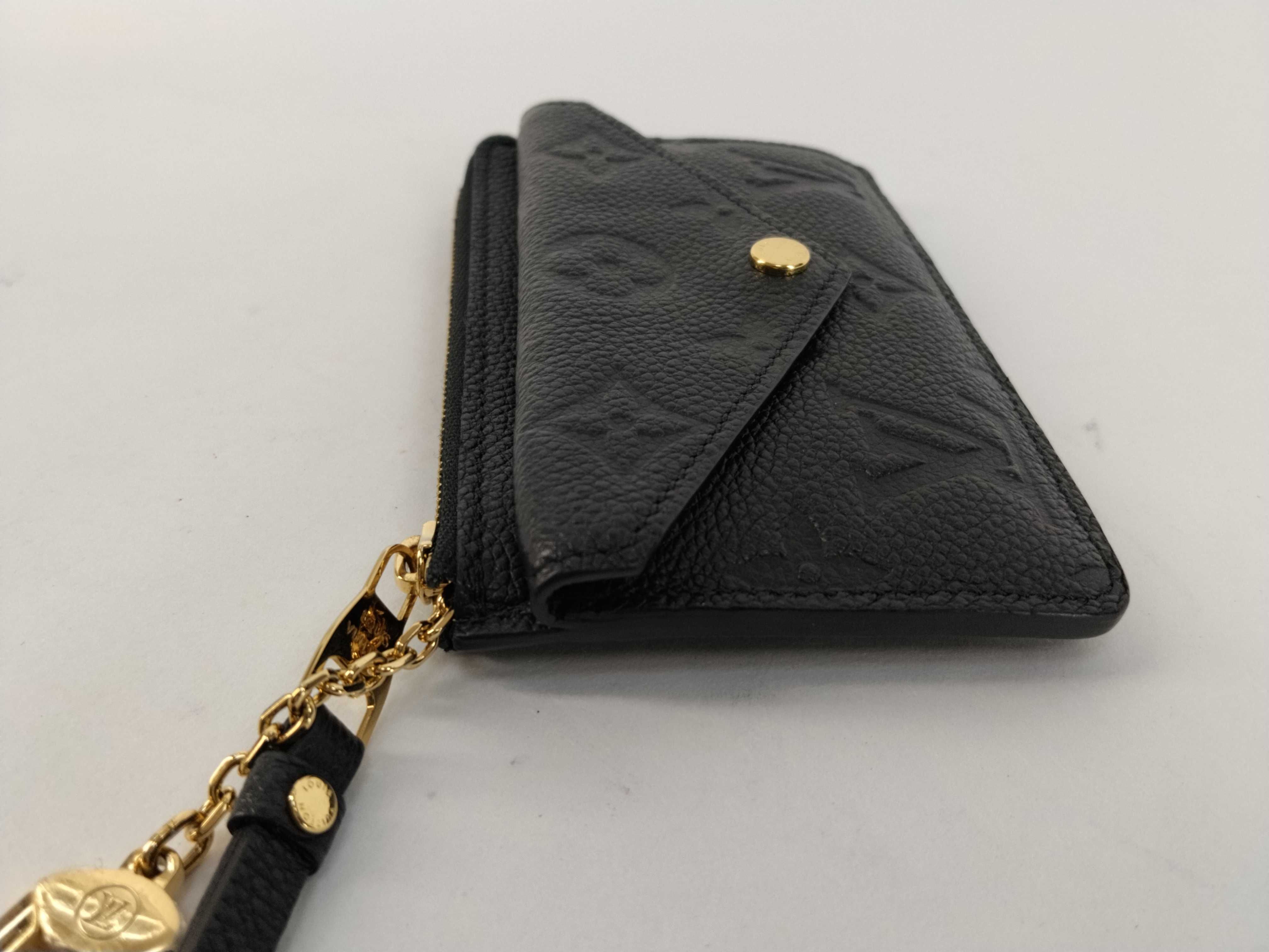 Monogram Empreinte Louis Vuitton Monogram M69421 Empreinte Porte Cartes Rect Verso Black Coin Case Wallet — view 7