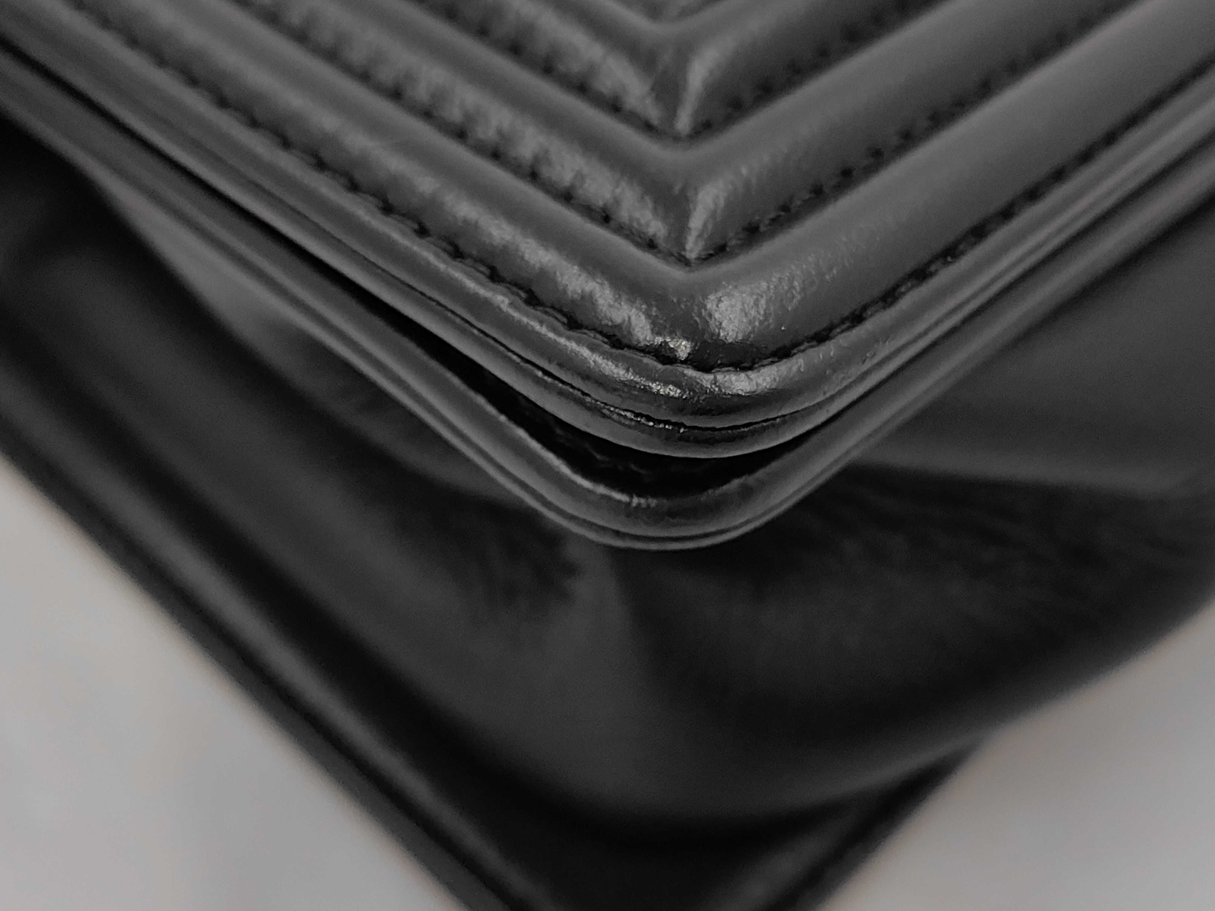 Boy Chanel 25 Lambskin Shoulder Bag — view 3