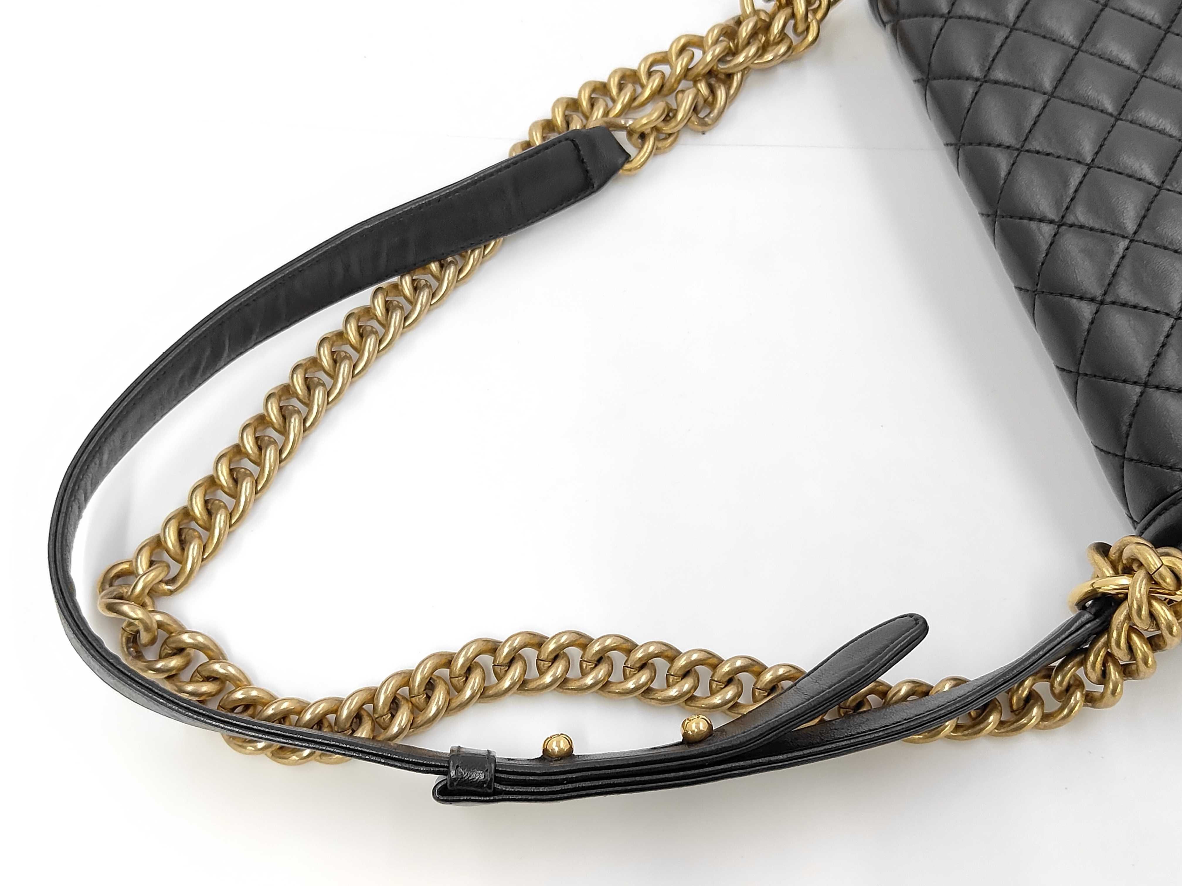 Boy Chanel 25 Lambskin Shoulder Bag — view 5