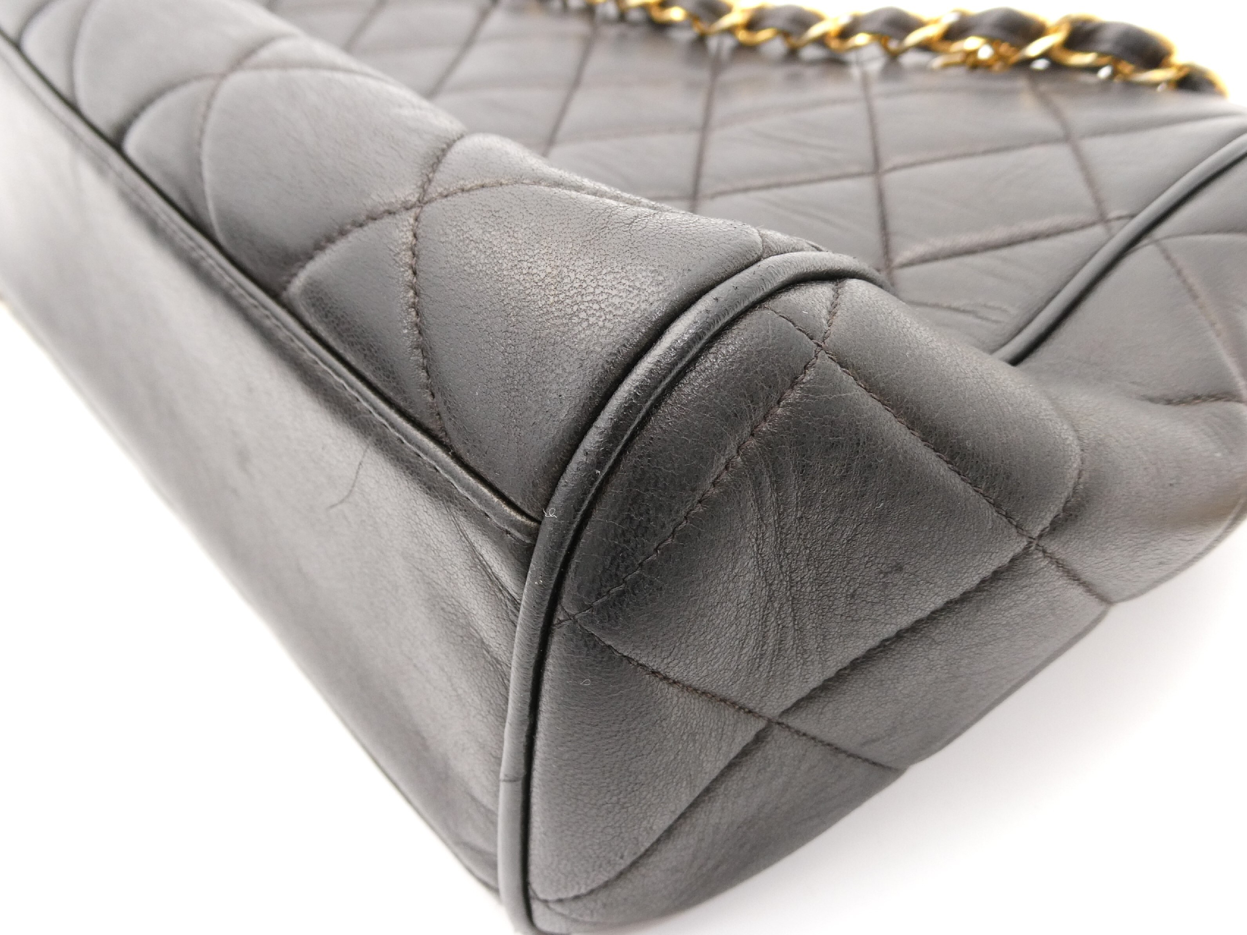Matelassé Leather Chain Shoulder Bag — view 10