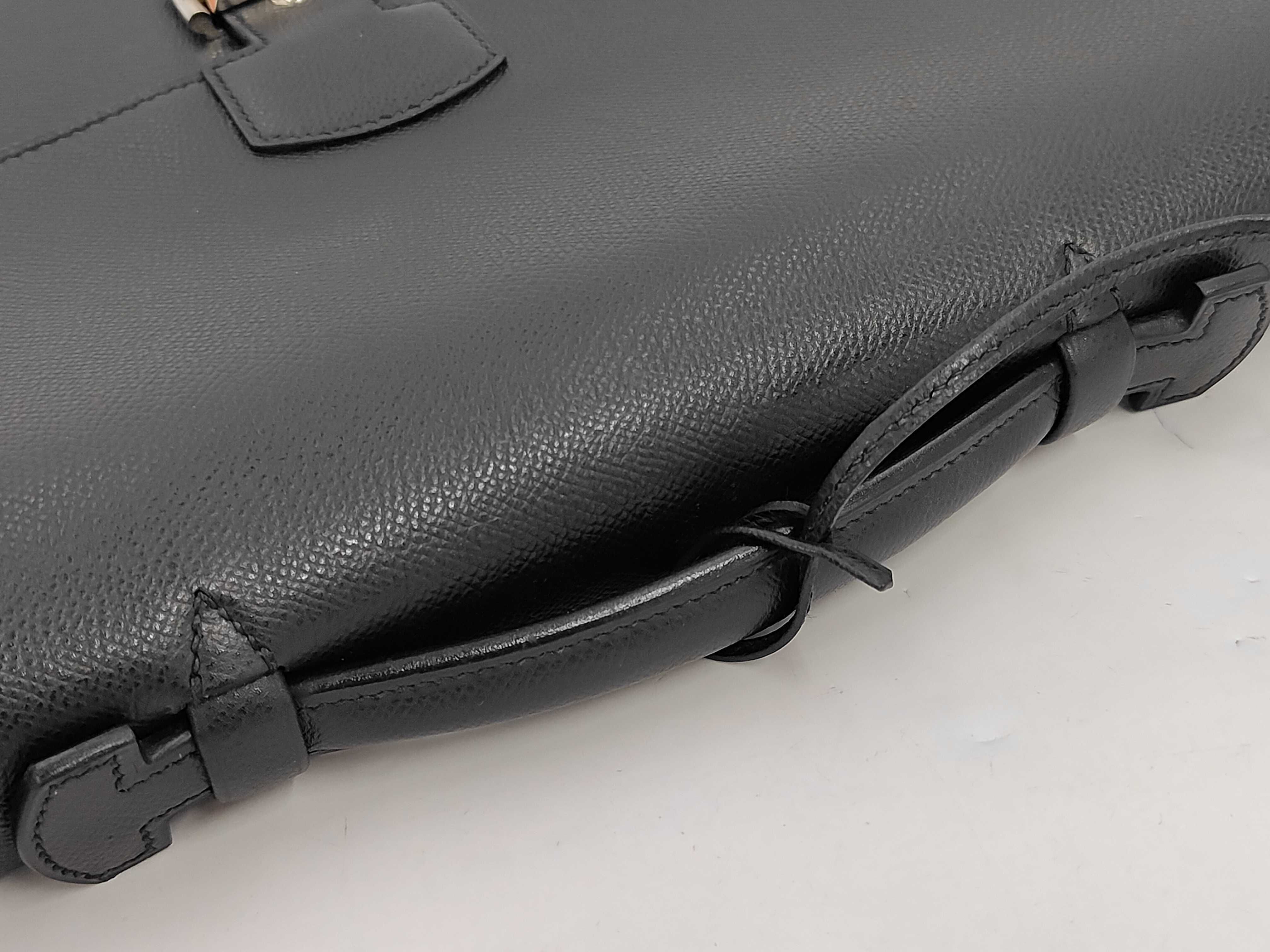 Sac à Dépêches 41 H Black Silver Hardware Business Bag — view 5