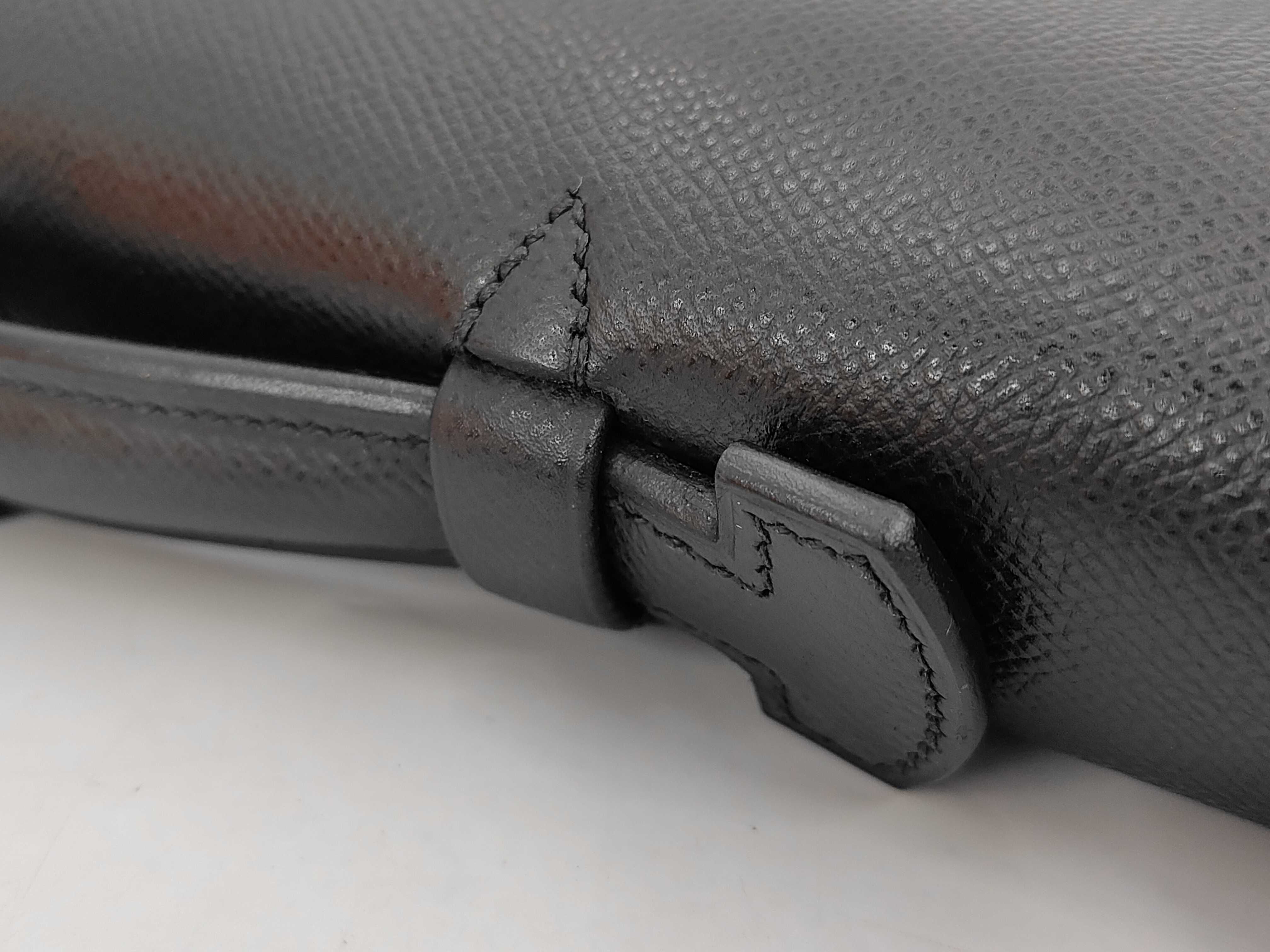 Sac à Dépêches 41 H Black Silver Hardware Business Bag — view 7