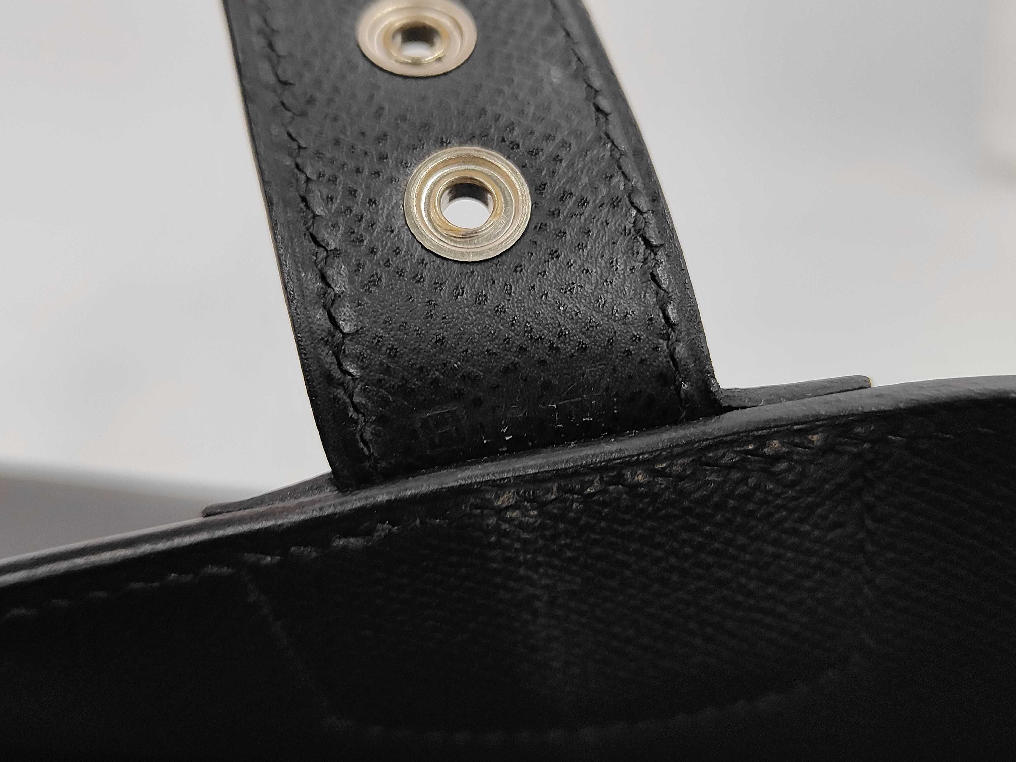Sac à Dépêches 41 H Black Silver Hardware Business Bag — view 10