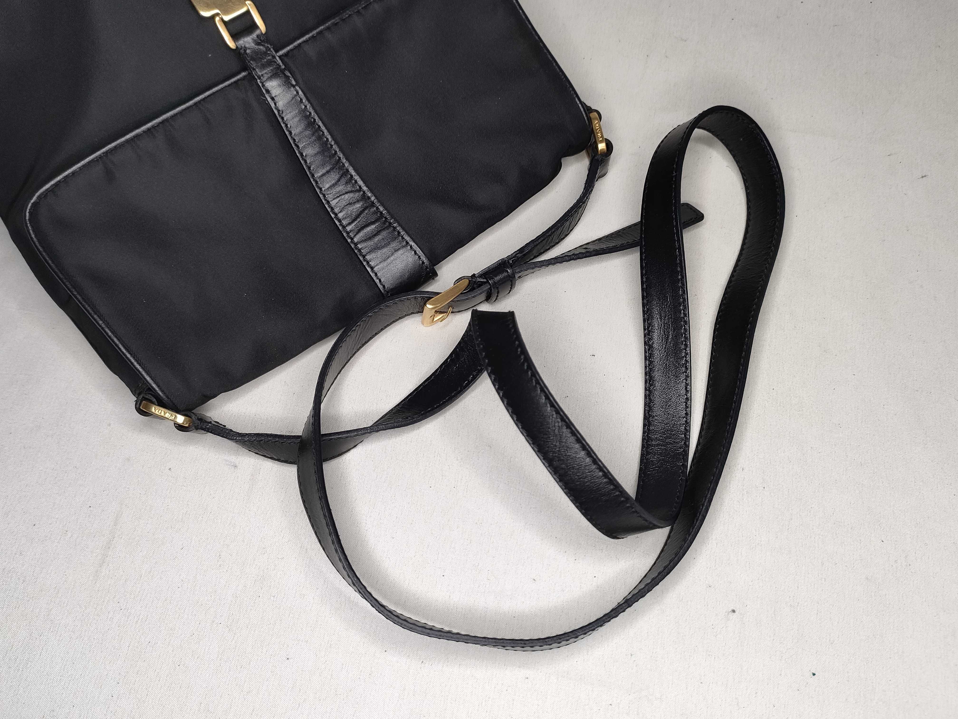 Nylon Prada Tessuto Nylon Shoulder Bag Black Shoulder Bag — view 3