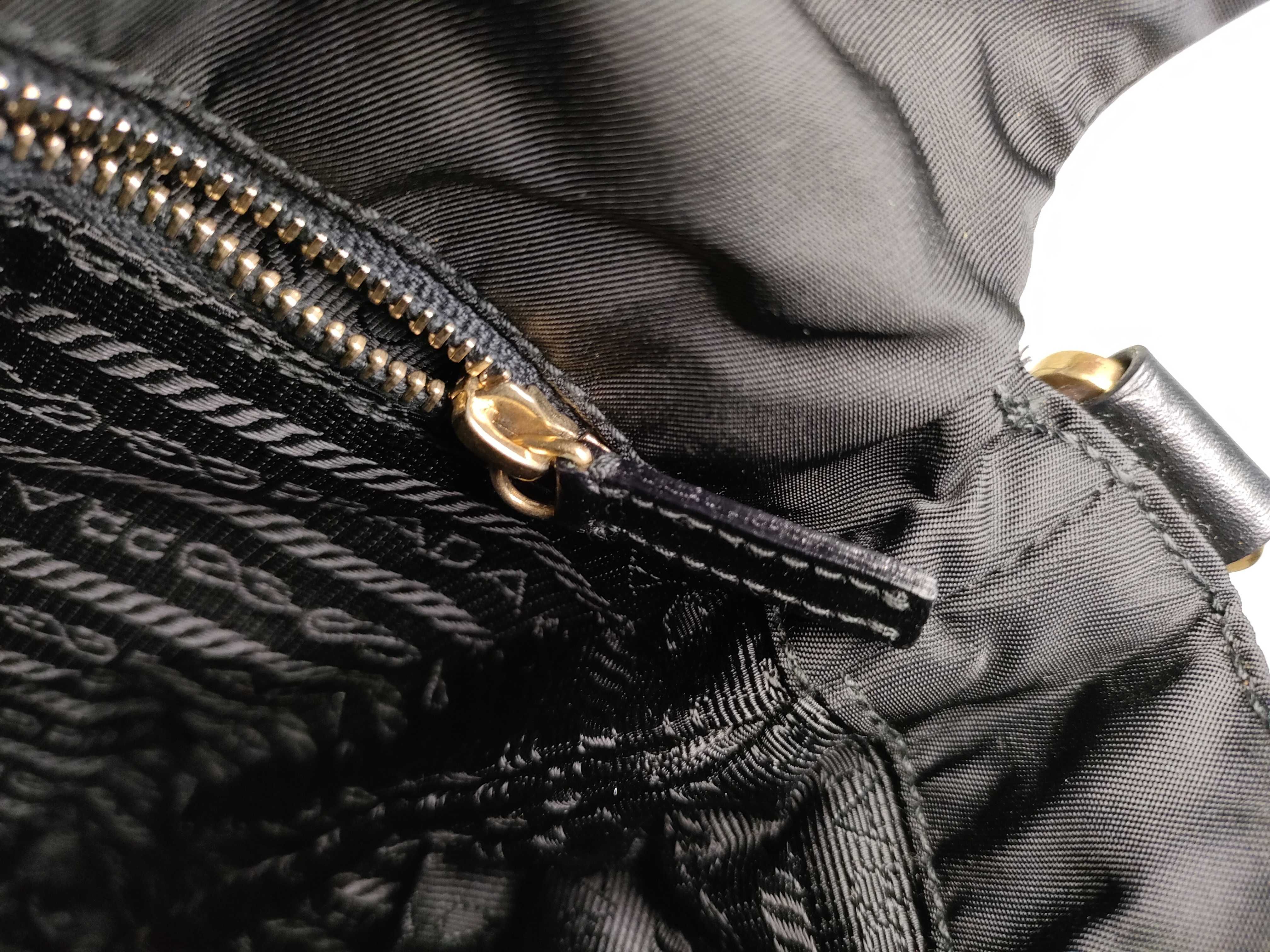 Nylon Prada Tessuto Nylon Shoulder Bag Black Shoulder Bag — view 9