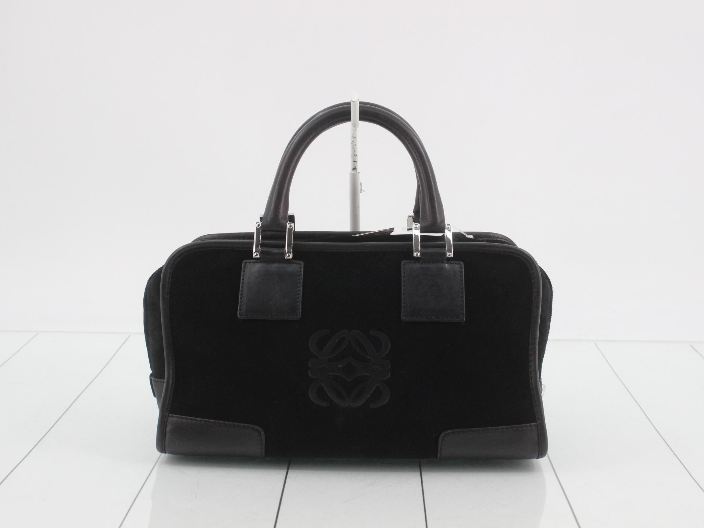 Amazona 28 Suede Black Large Logo — view 2