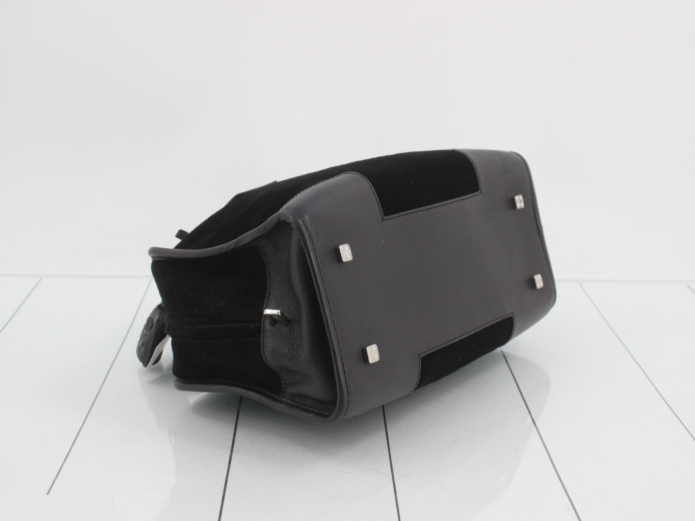Amazona 28 Suede Black Large Logo — view 5