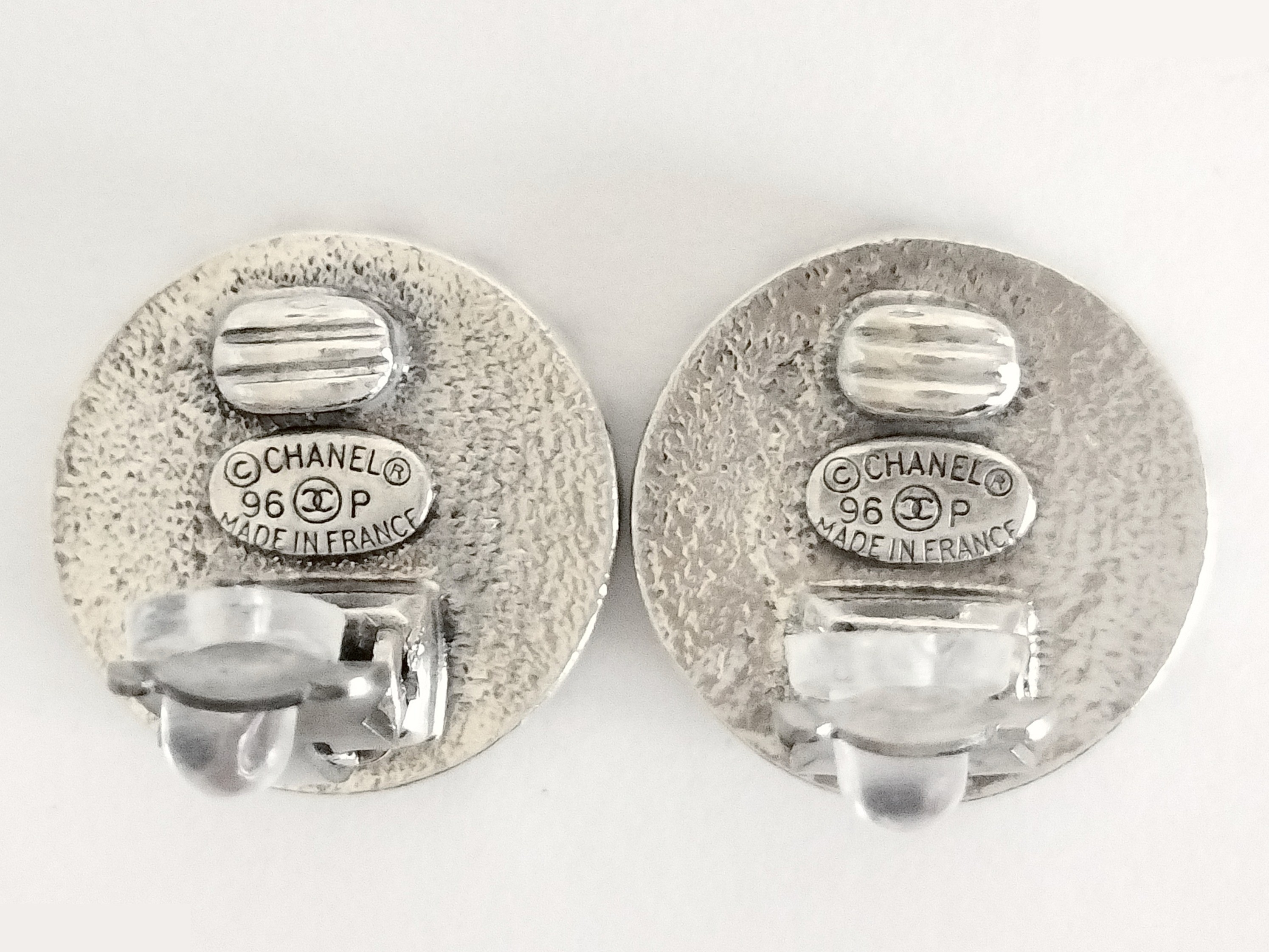 Coco Silver Gold Black Earrings 96P — view 2