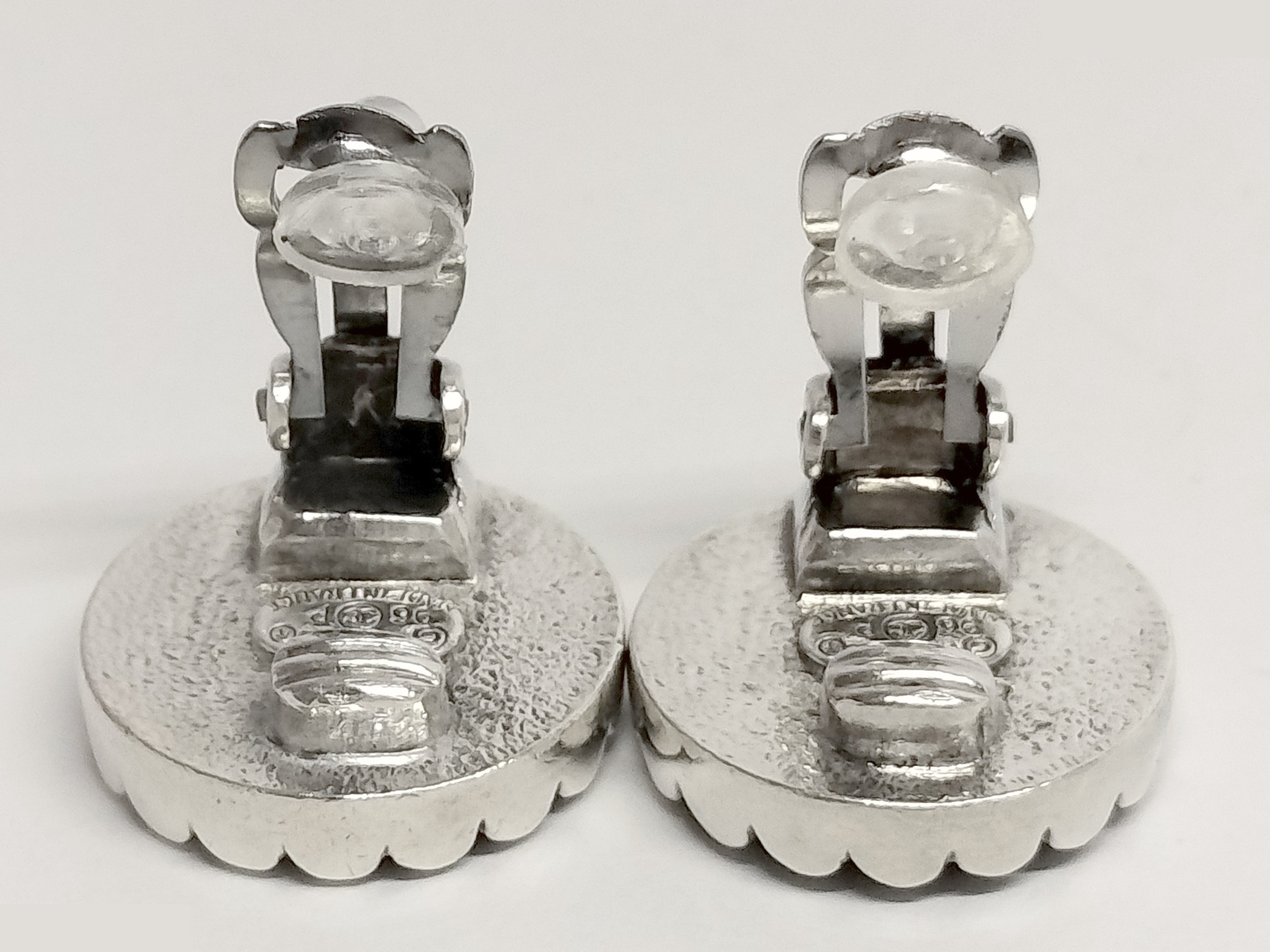 Coco Silver Gold Black Earrings 96P — view 3