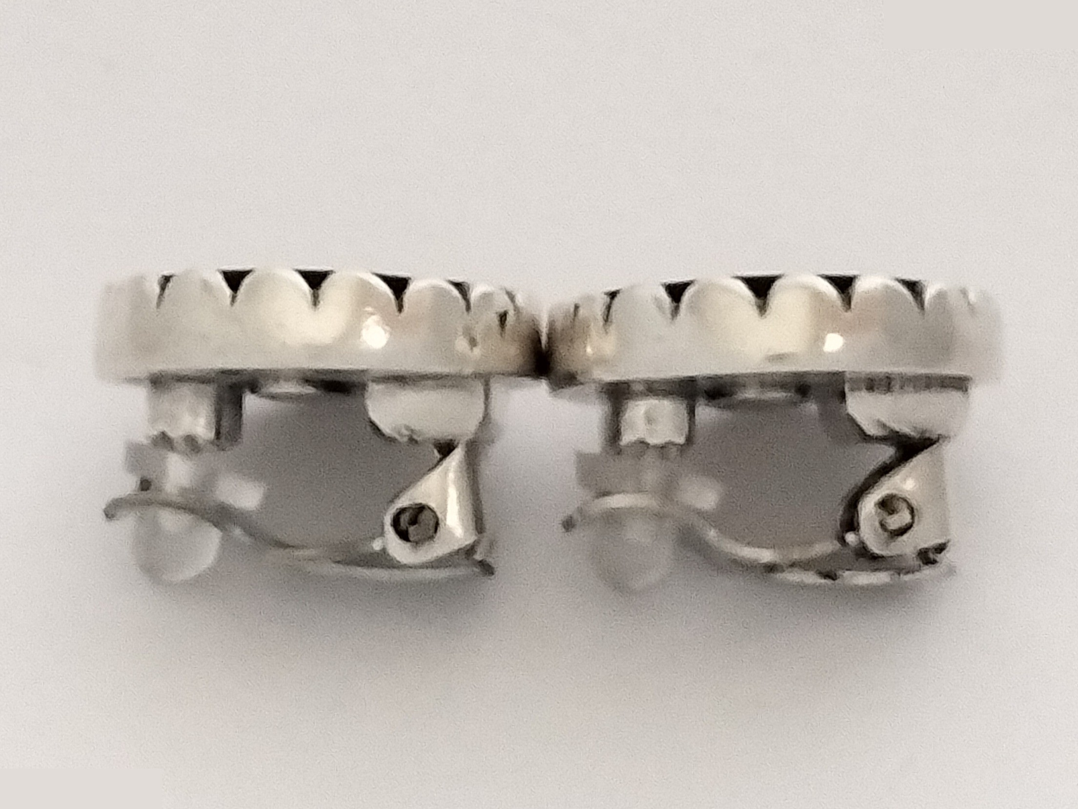Coco Silver Gold Black Earrings 96P — view 5