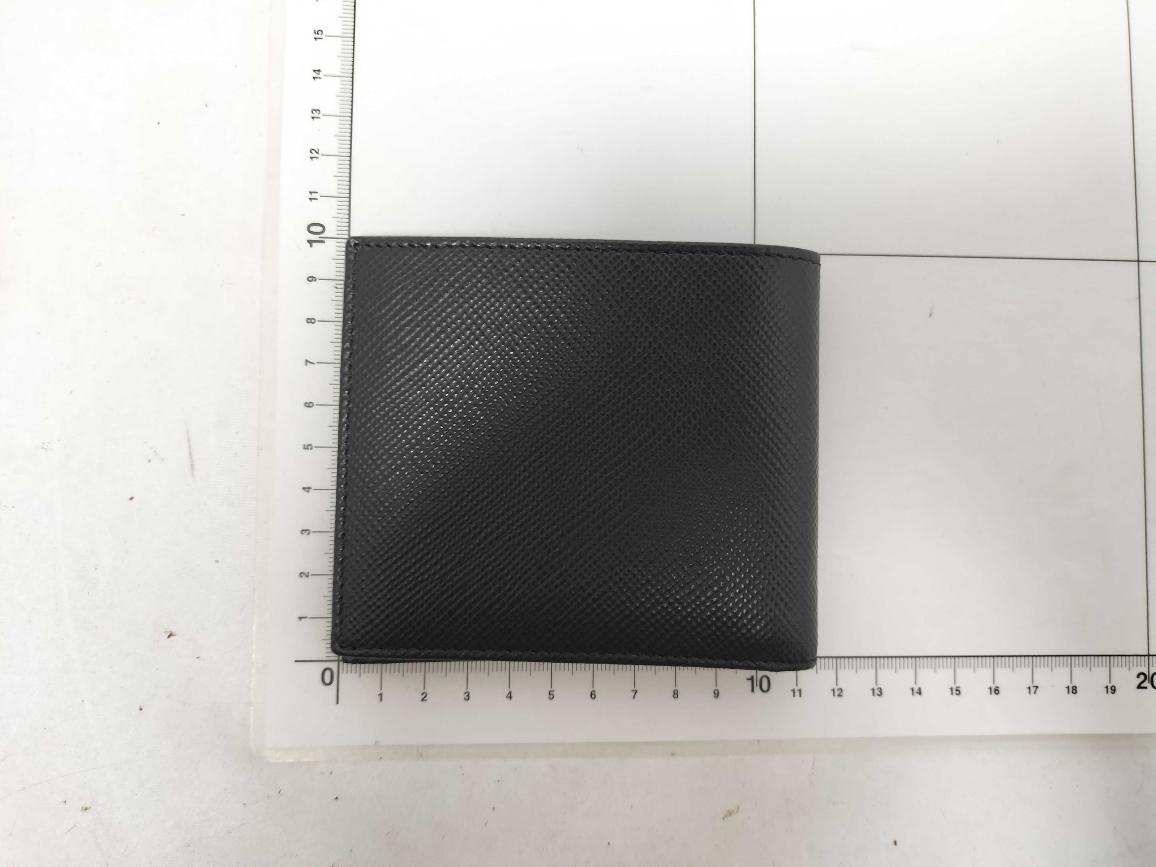 Bi-fold Wallet, Saffiano Leather, 2MCO513, Black, Billfold — view 2