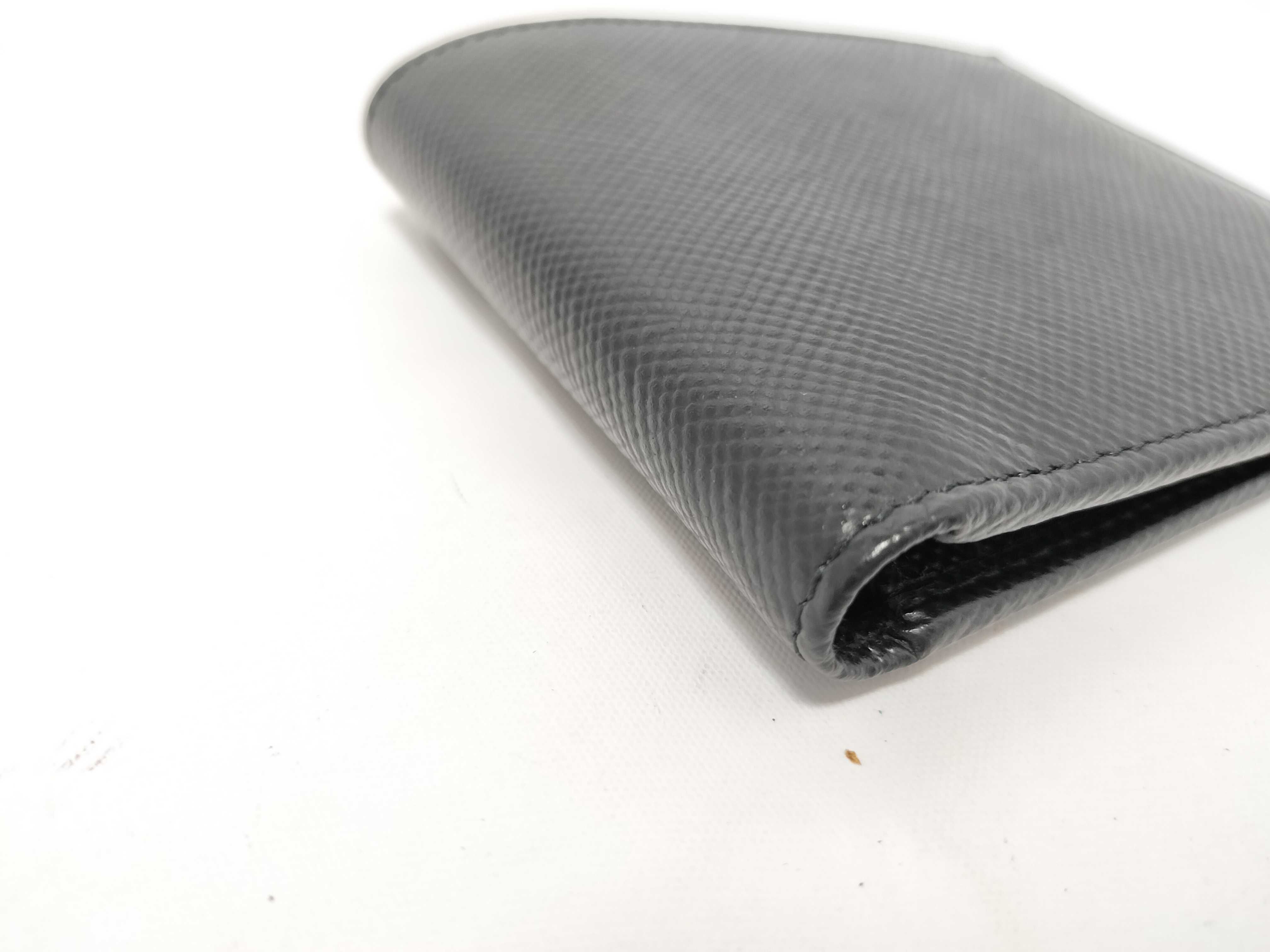 Bi-fold Wallet, Saffiano Leather, 2MCO513, Black, Billfold — view 3