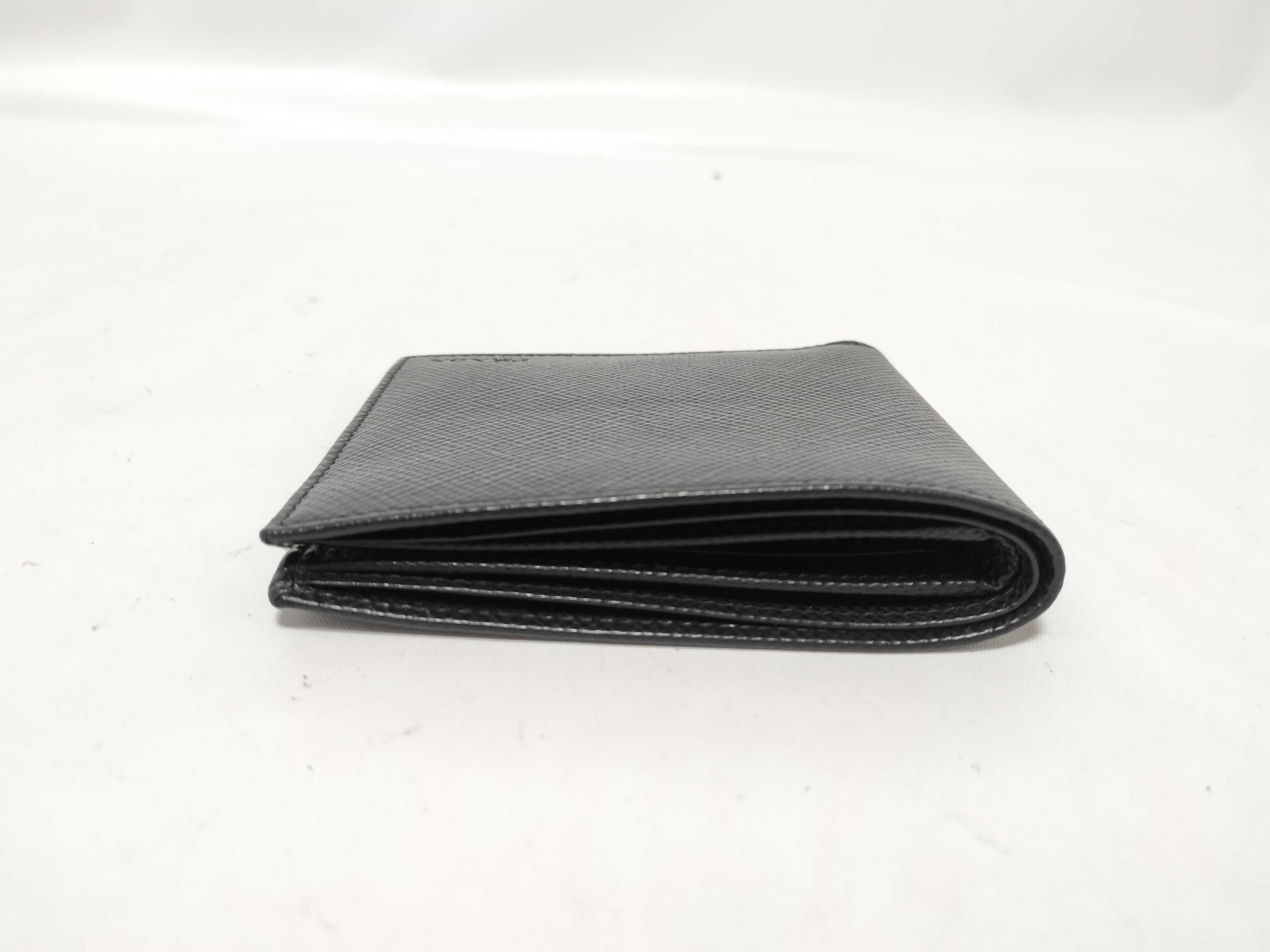 Bi-fold Wallet, Saffiano Leather, 2MCO513, Black, Billfold — view 6