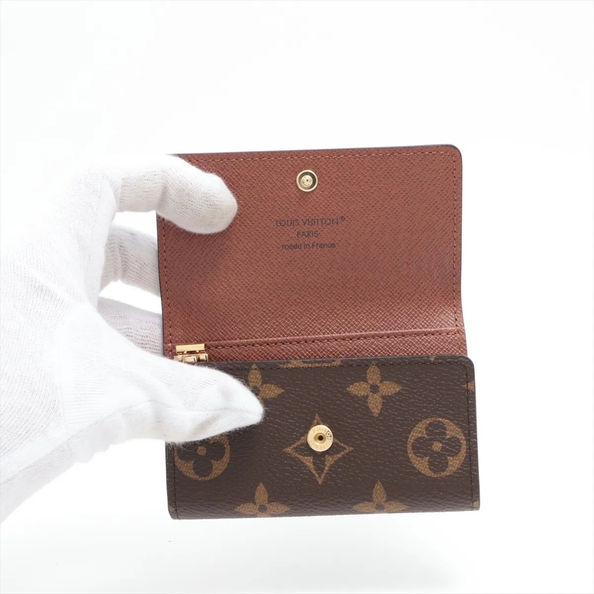 Monogram Multicles 6 M62630 Brown Key Case (RFID detected) — view 3