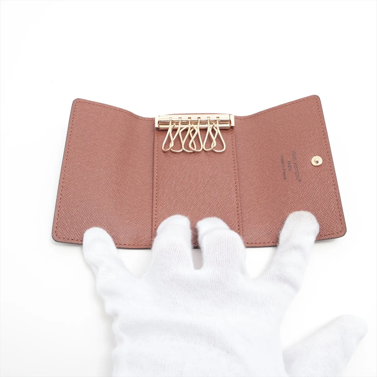 Monogram Multicles 6 M62630 Brown Key Case (RFID detected) — view 4