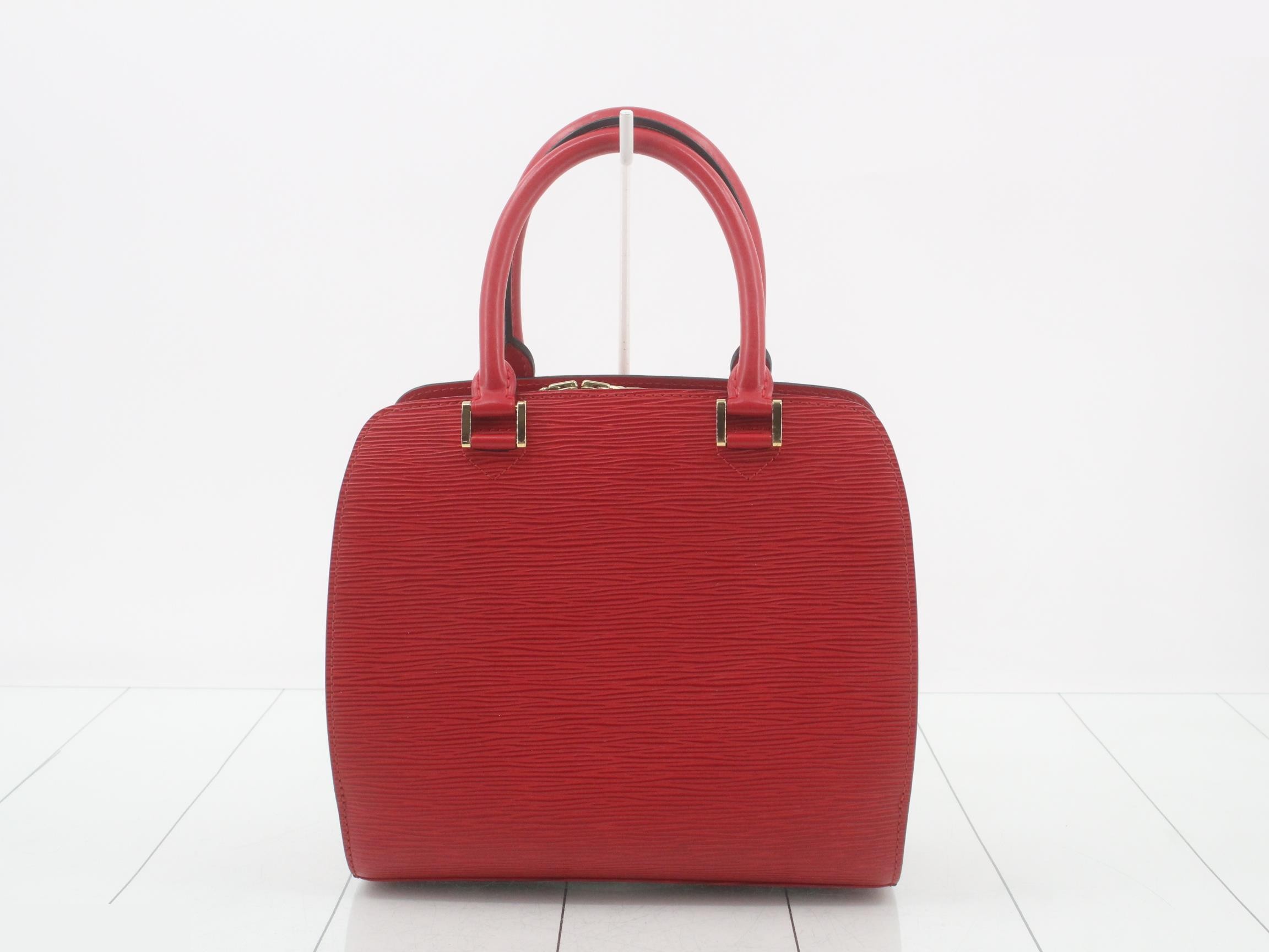 Epi Pont Neuf Castilian Red Handbag — view 2