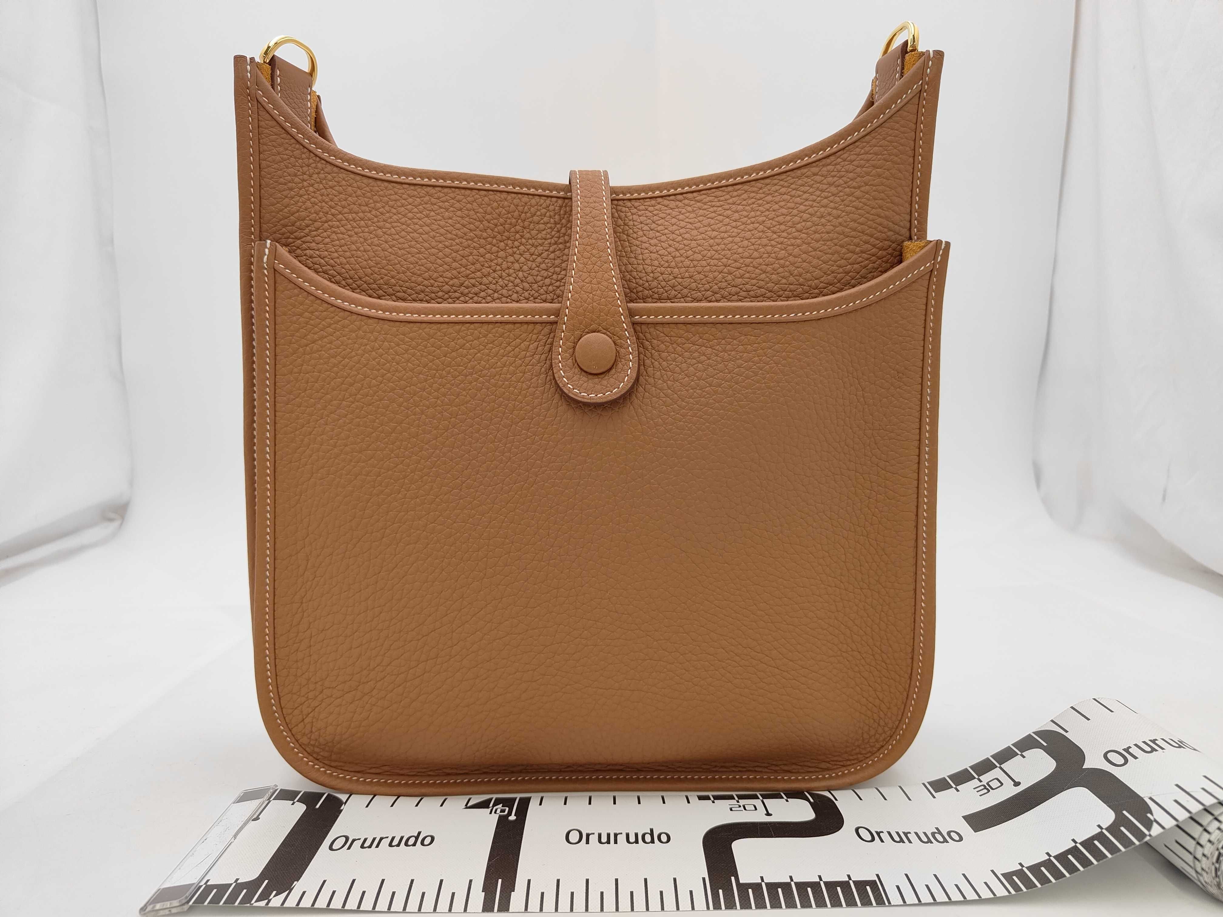 Evelyne 3 Shoulder Bag, Brown, K stamp, Unused, Stored Item — view 2