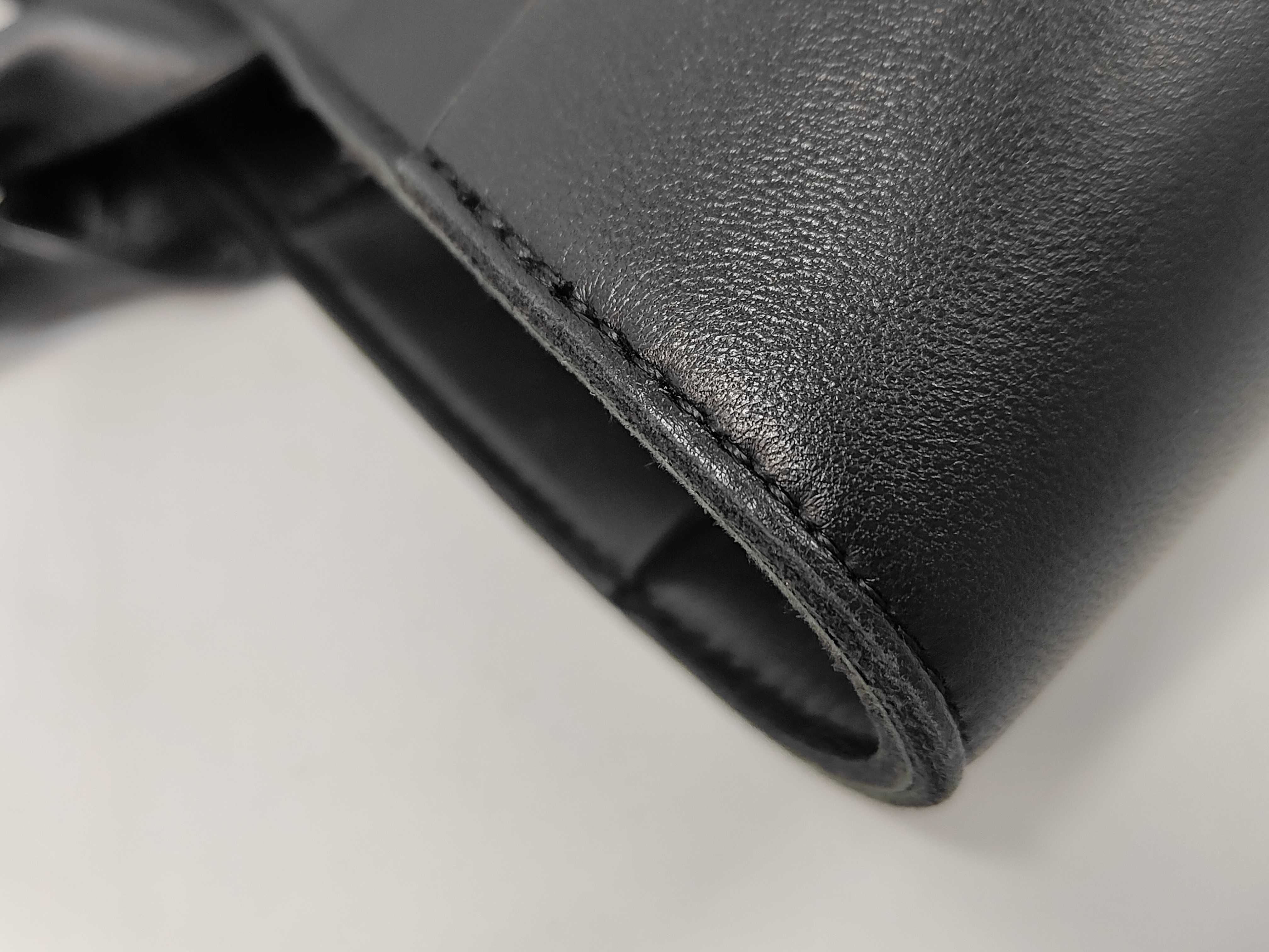 Arco Tote Bag Maxi Intrecciato Leather Black Tote Bag — view 8