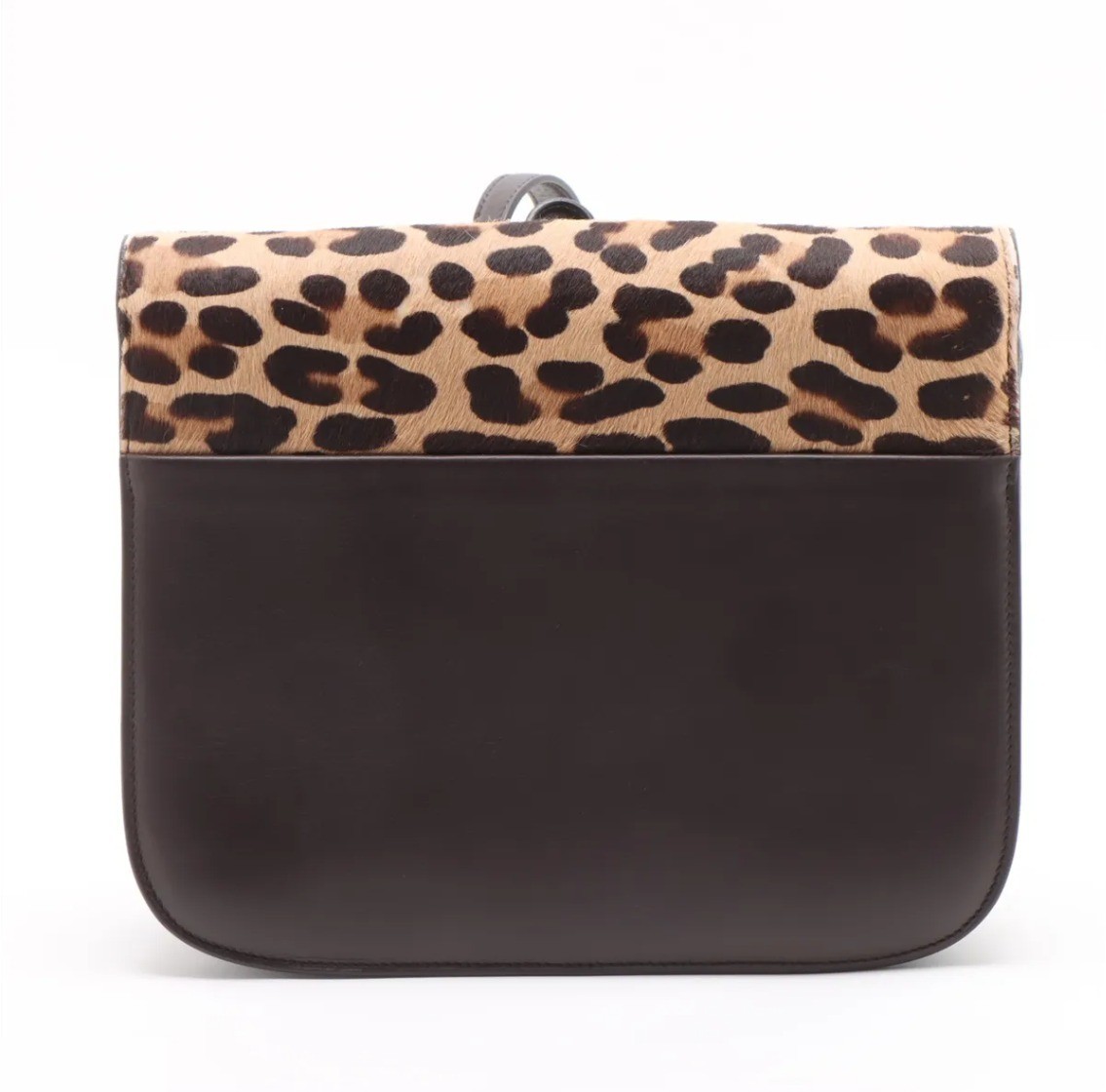 Unused Classic Box Leather x Calf Hair Shoulder Bag — view 2