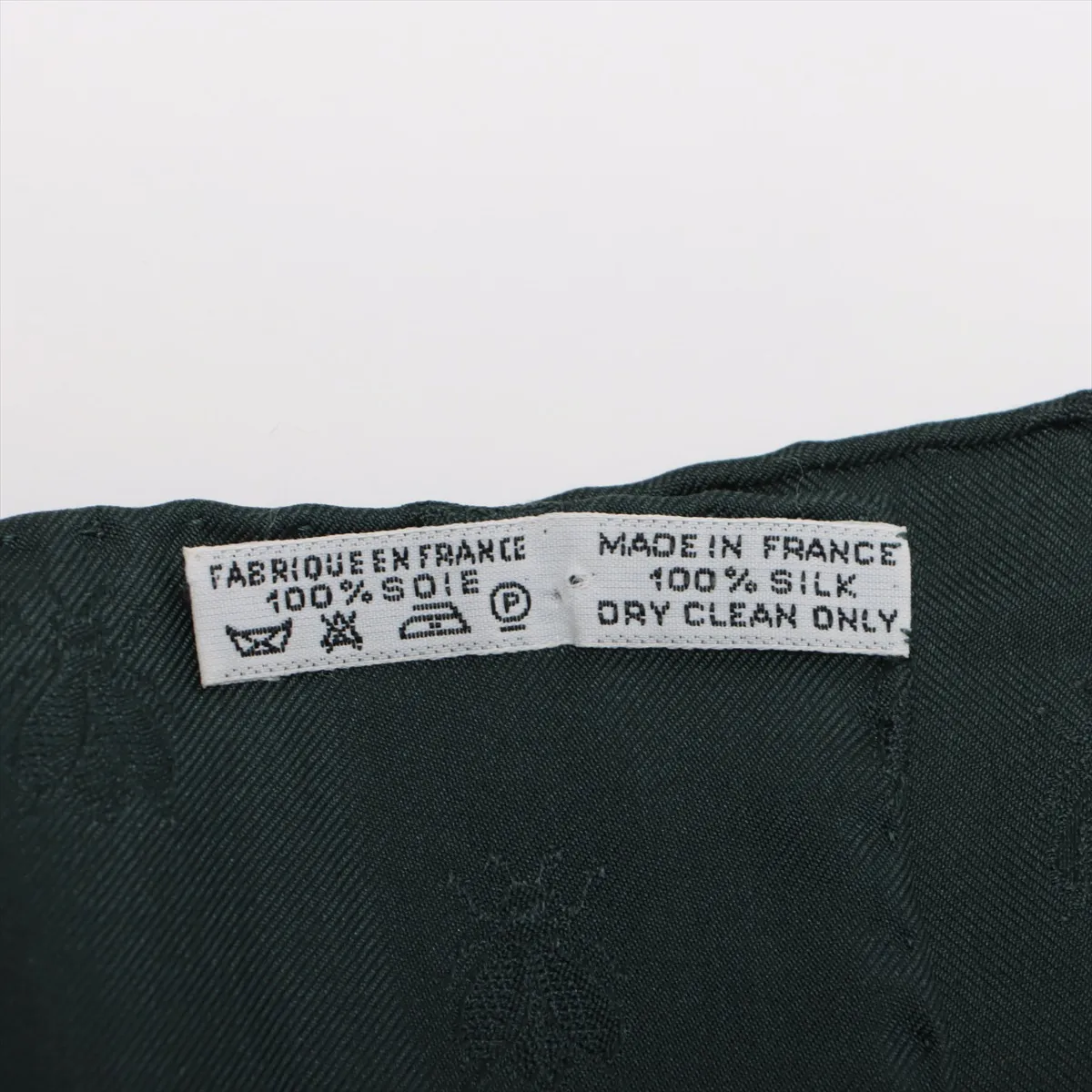 Carre 90 Napoleon scarf, silk. Shows wear, — view 7
