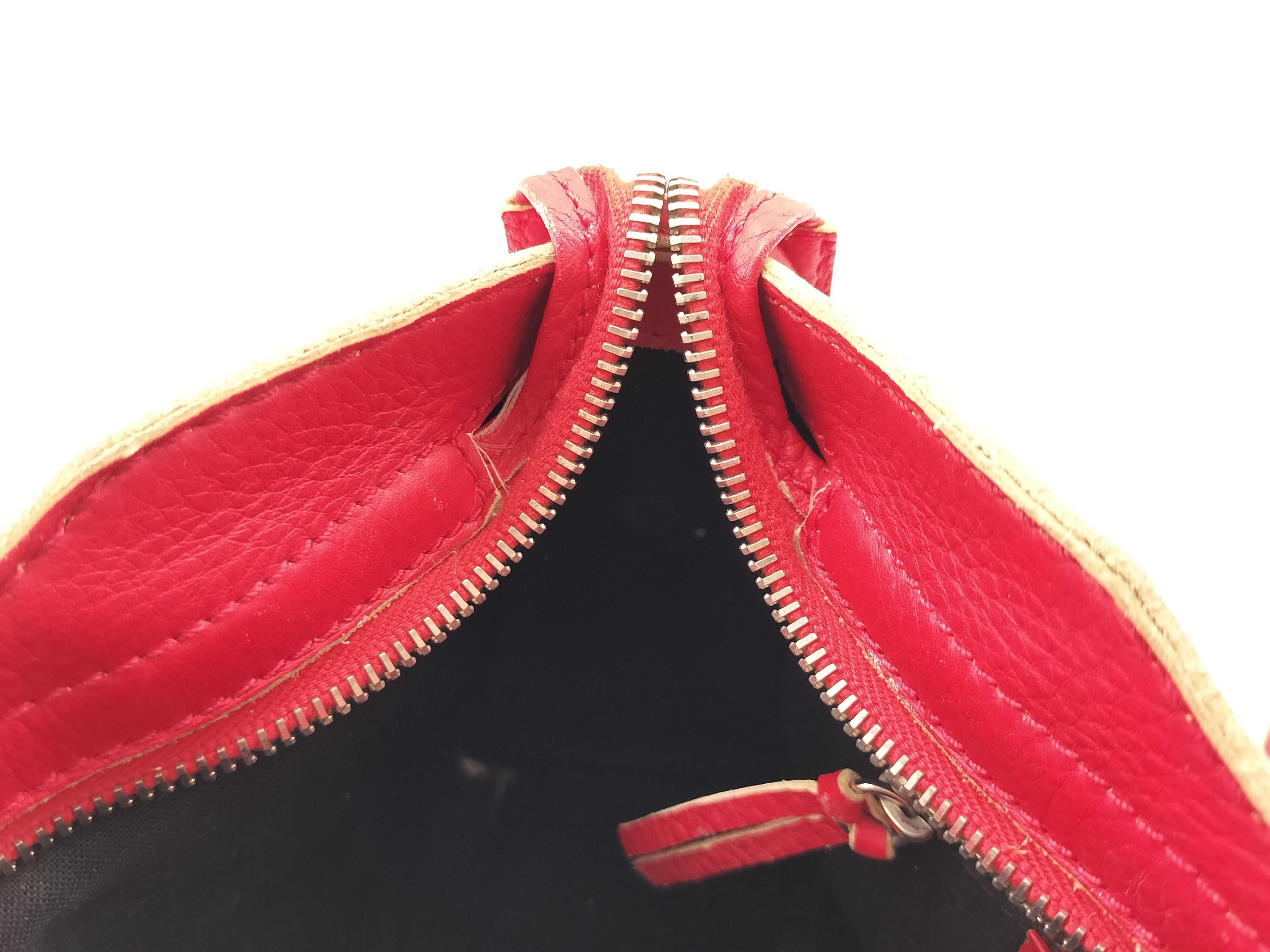 KR- Classic Mini City Leather 2-Way Handbag Red 300295 Mirror Included Handbag — view 13