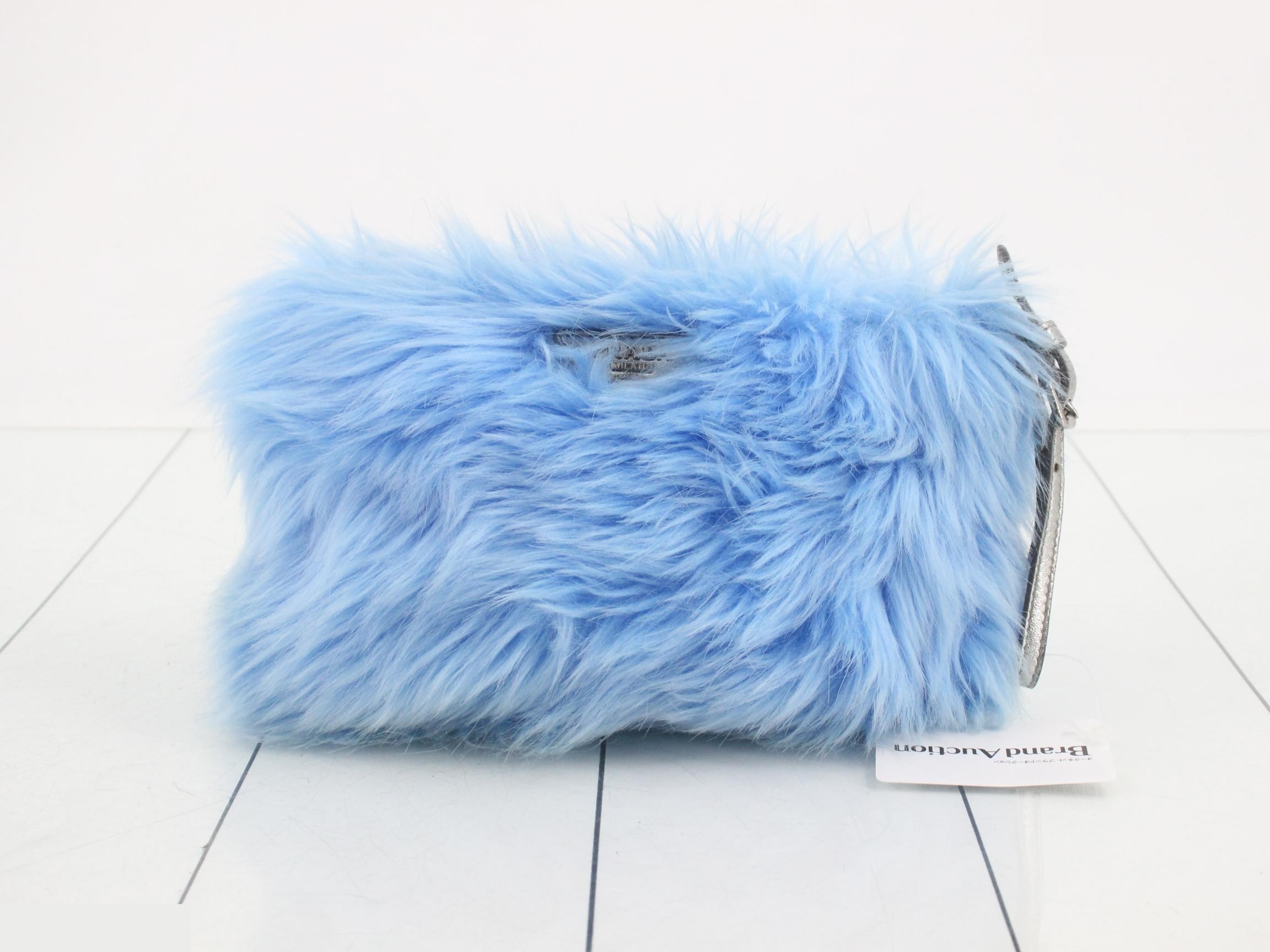 Fur Hand Strap Bag