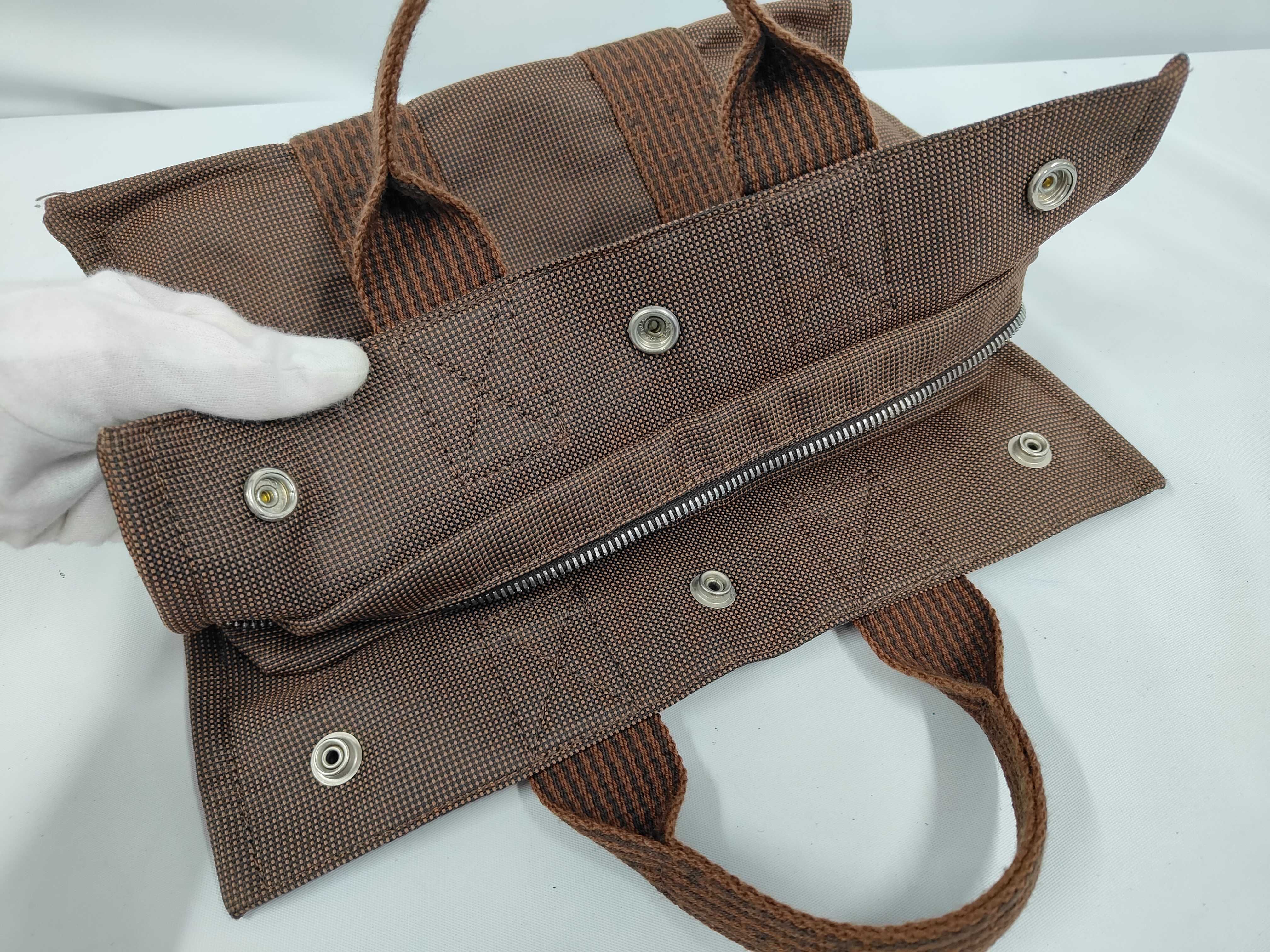 Herline PM Canvas Brown Handbag — view 7