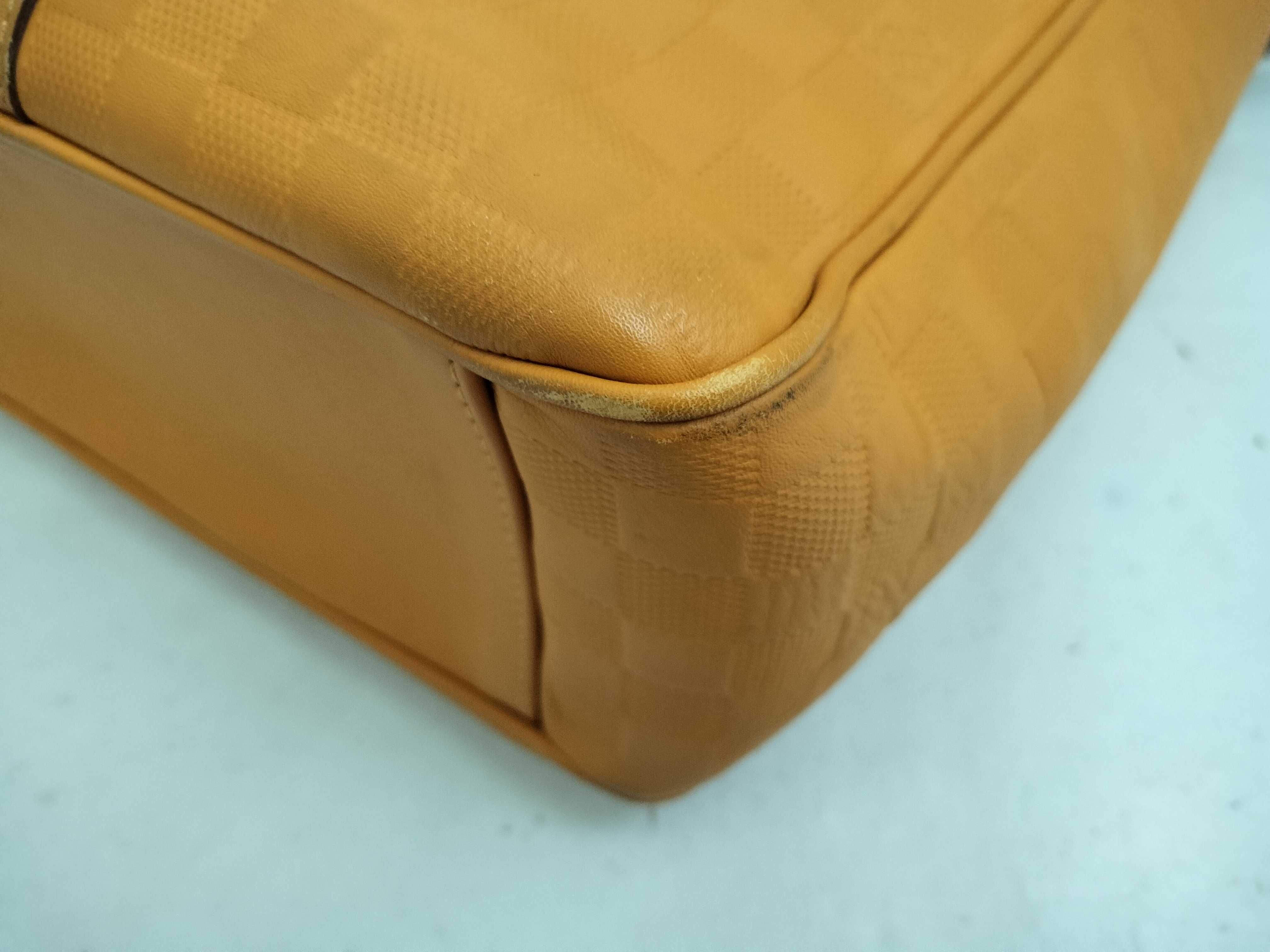 Damier Infini Neo Tadao N41228 GA0143 Yellow Tote Bag — view 8