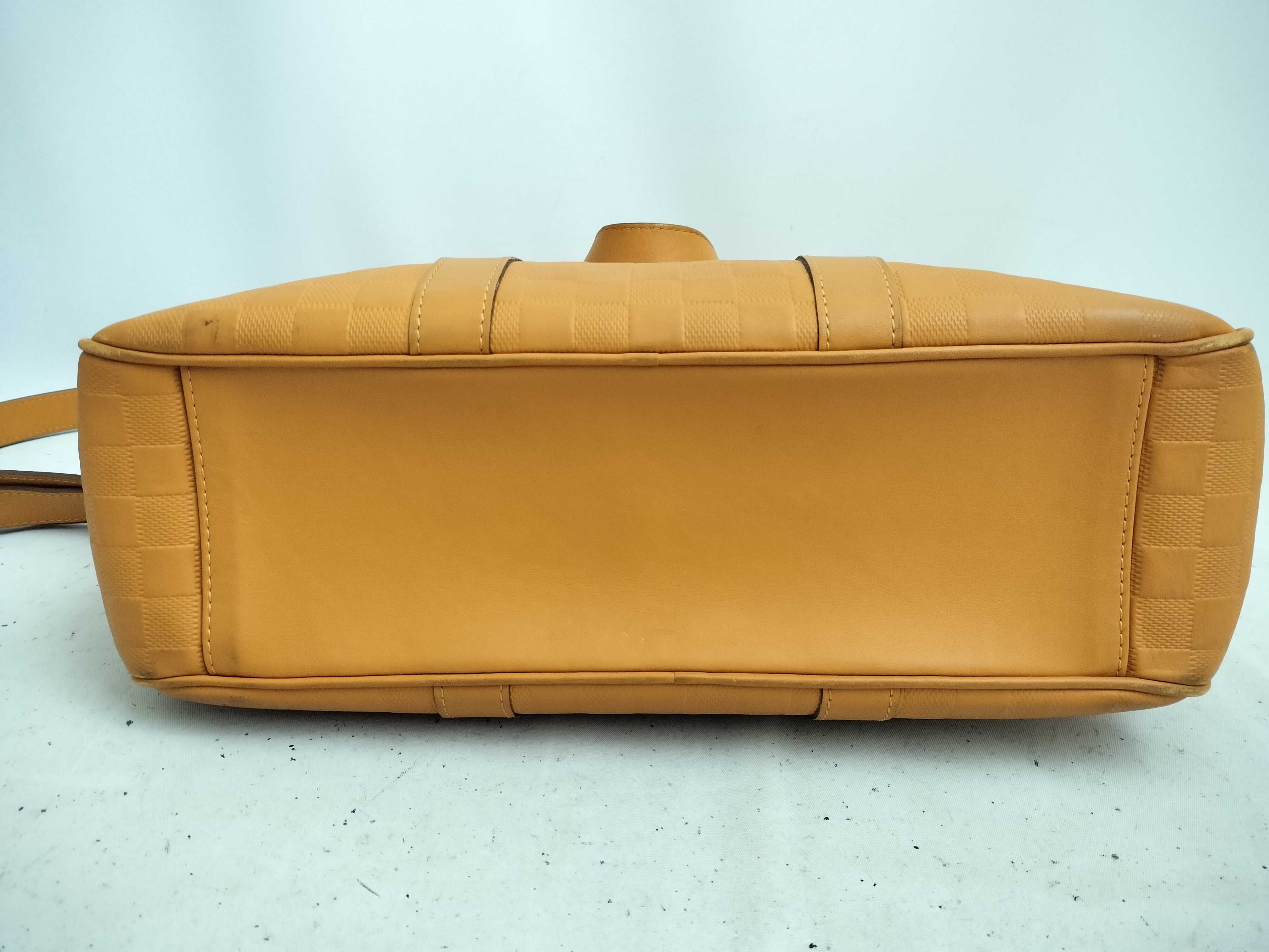 Damier Infini Neo Tadao N41228 GA0143 Yellow Tote Bag — view 9