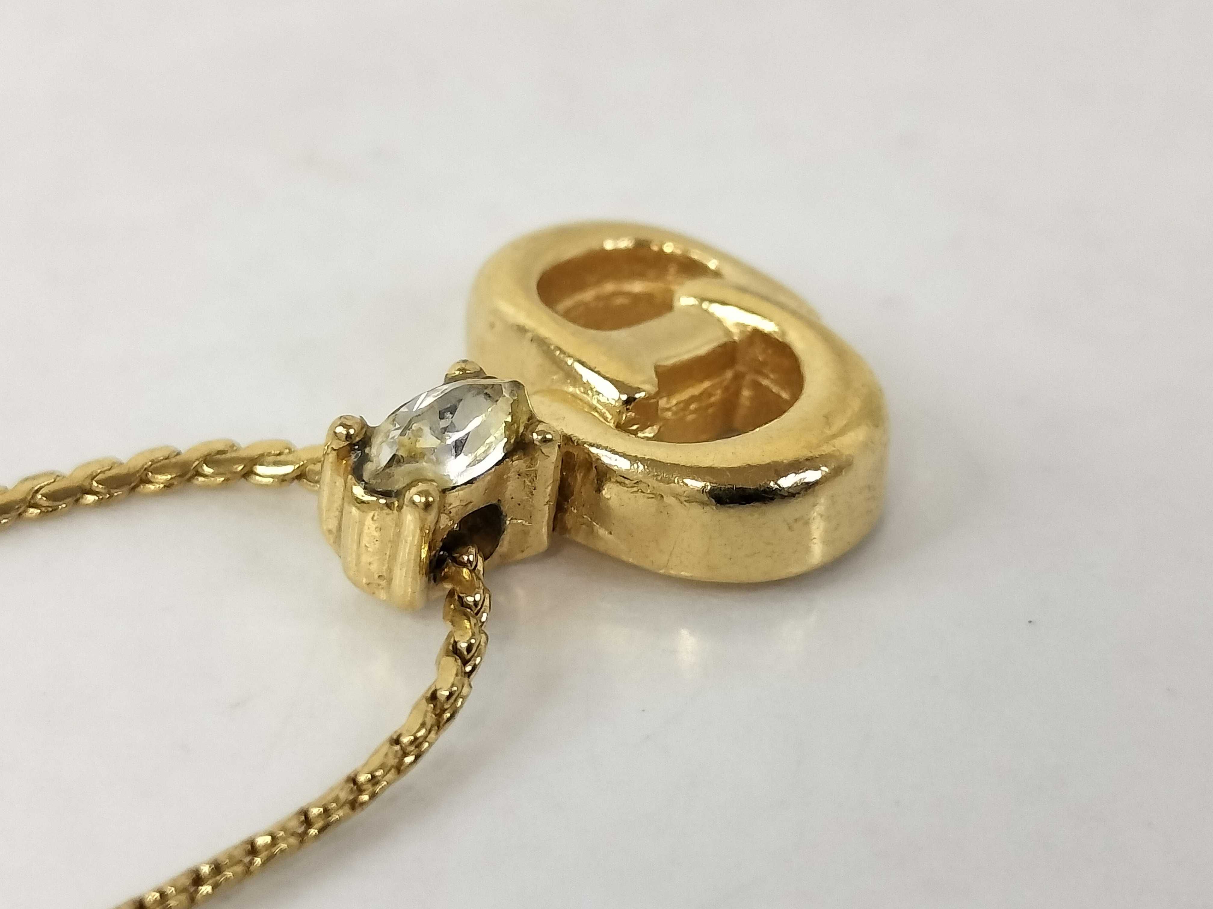 Gold Logo Necklace — view 4