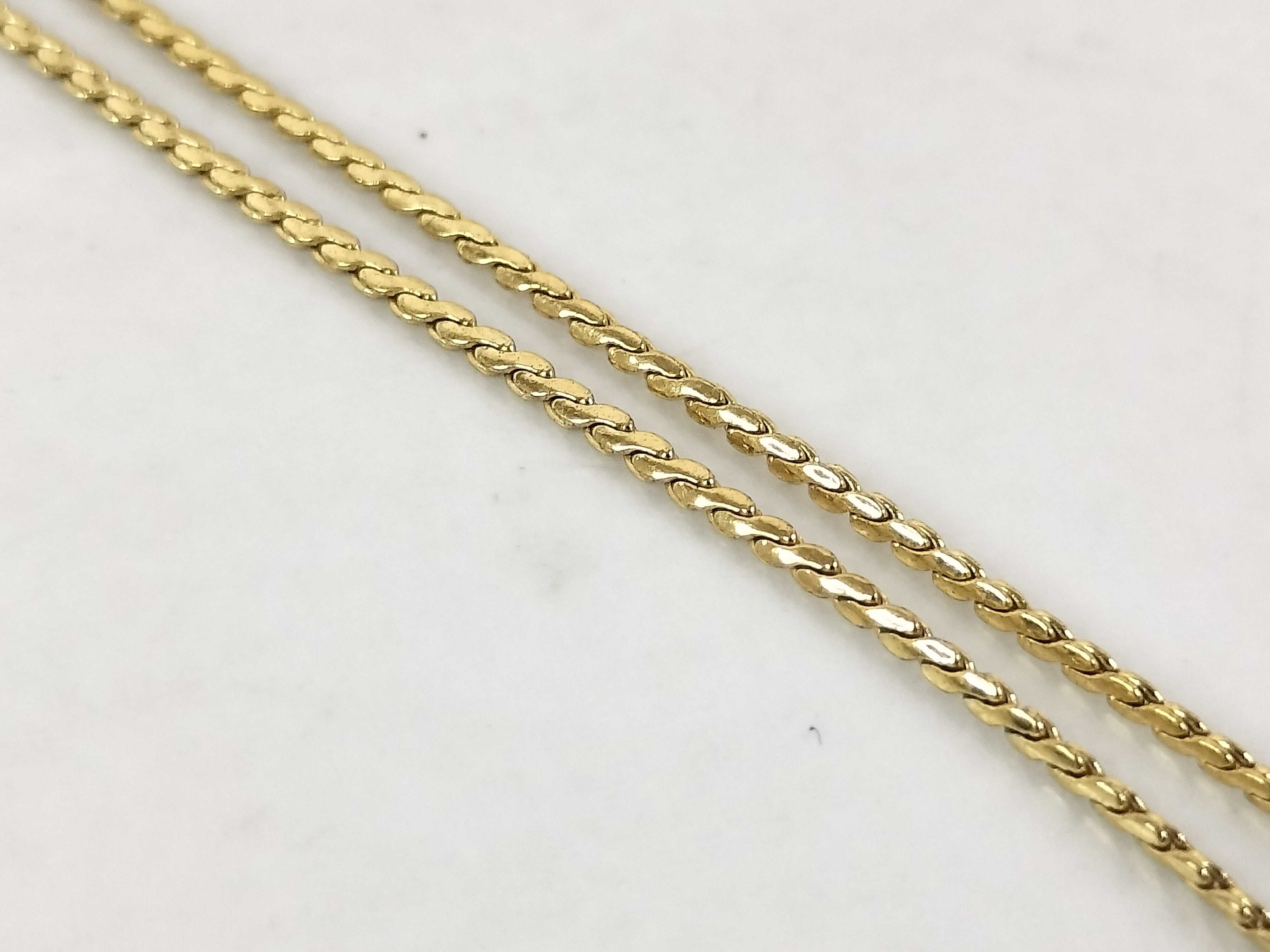 Gold Logo Necklace — view 6