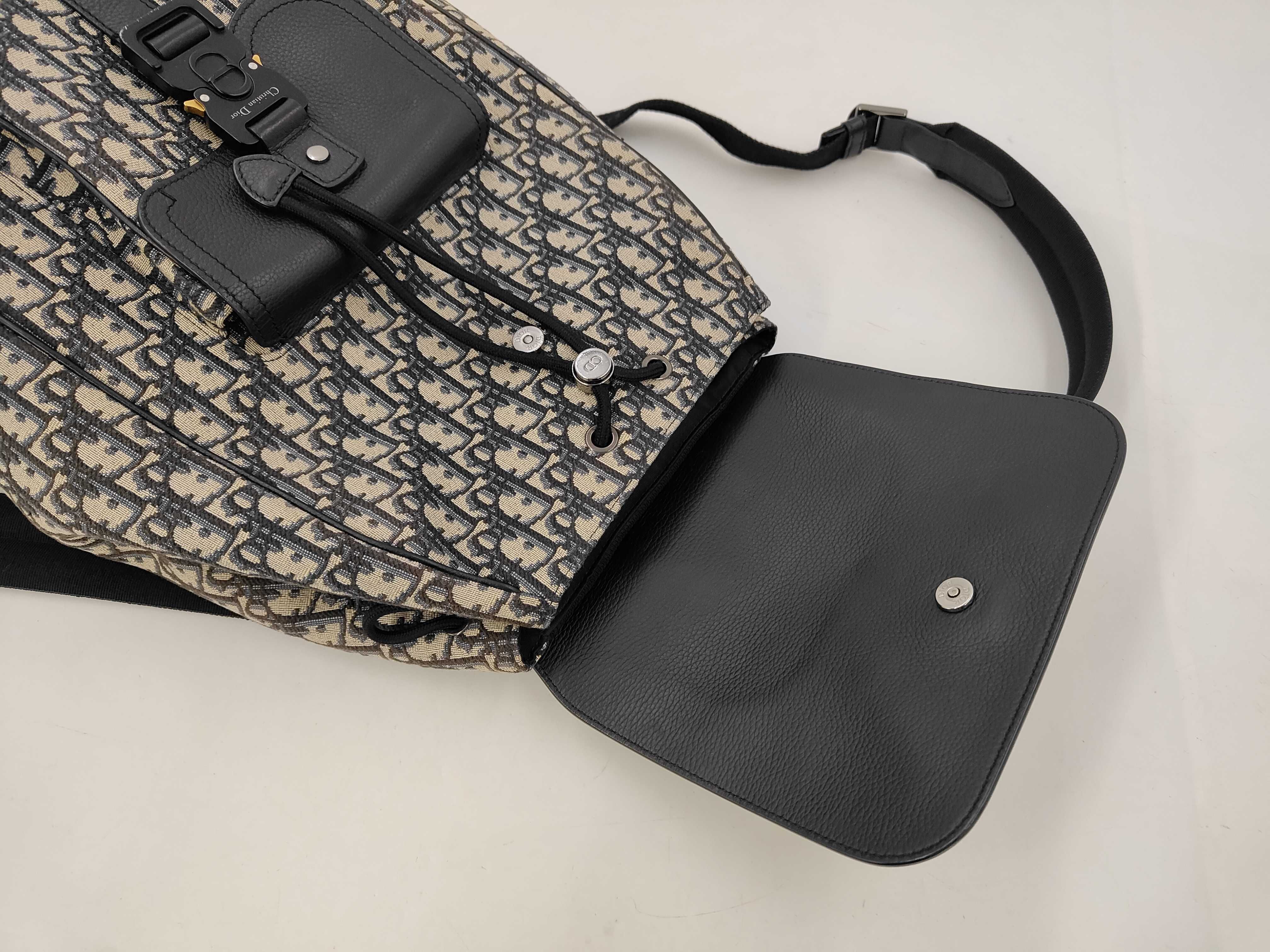 Monogram Embroidered Backpack — view 9