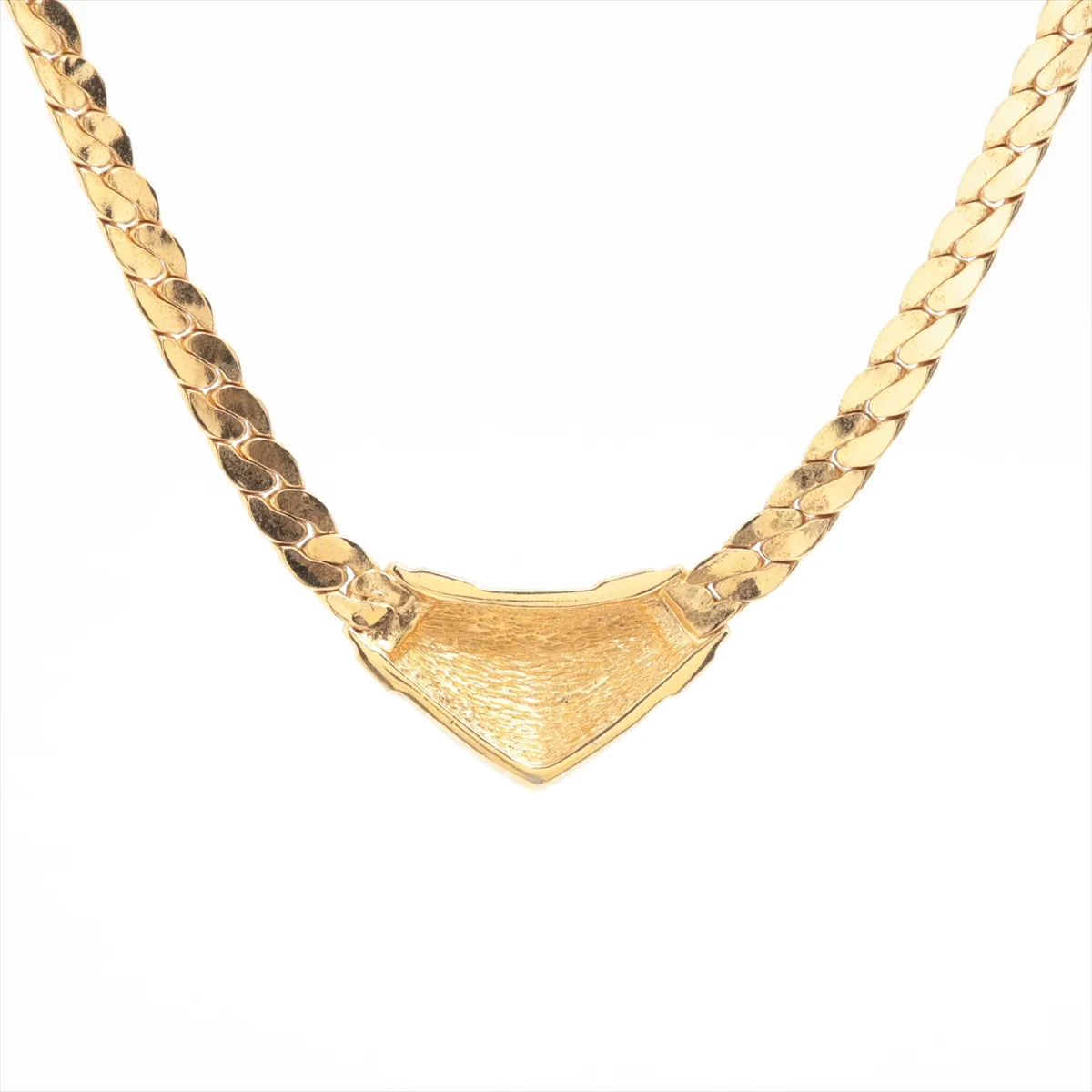 Necklace GP x Rhinestone Gold — view 2