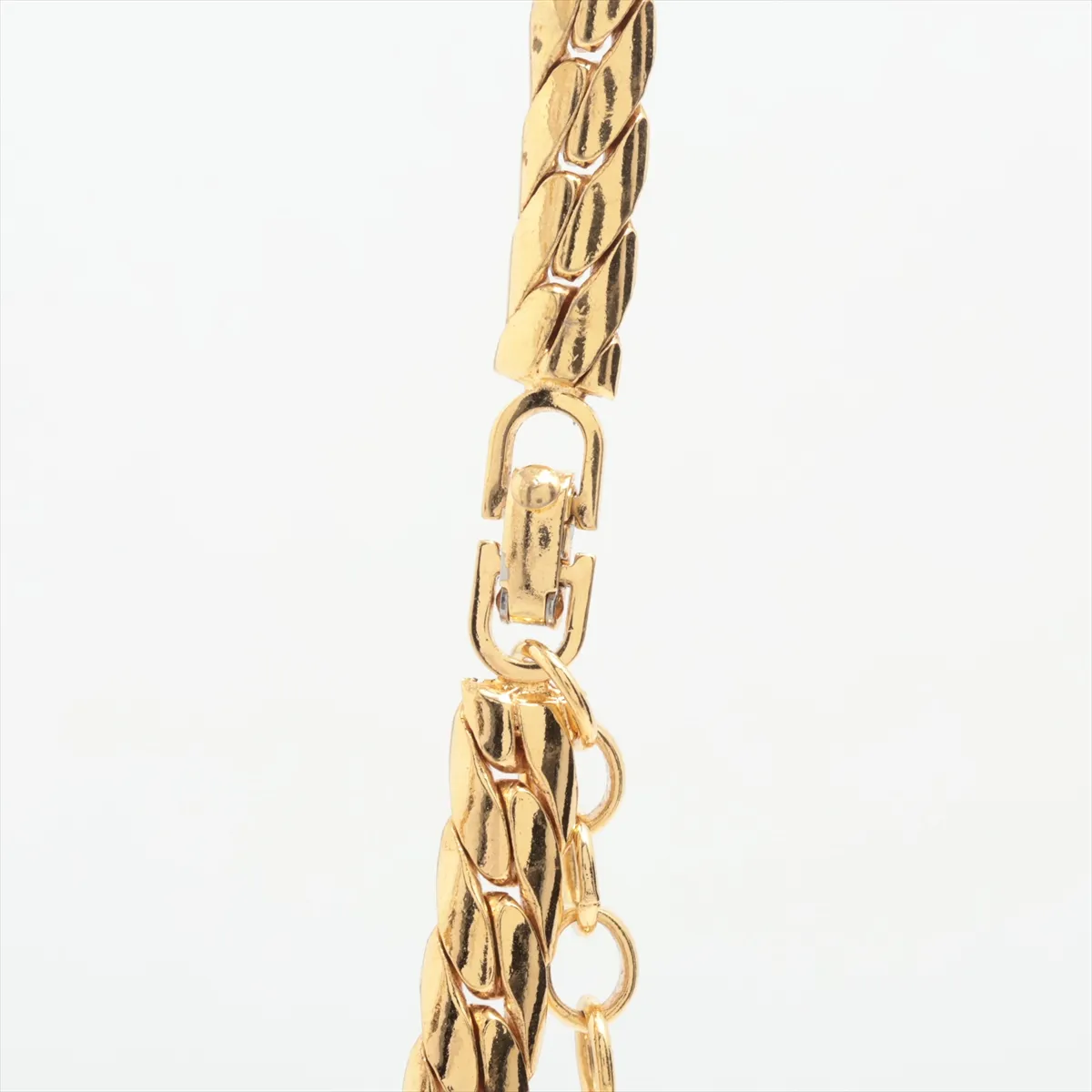 Necklace GP x Rhinestone Gold — view 3
