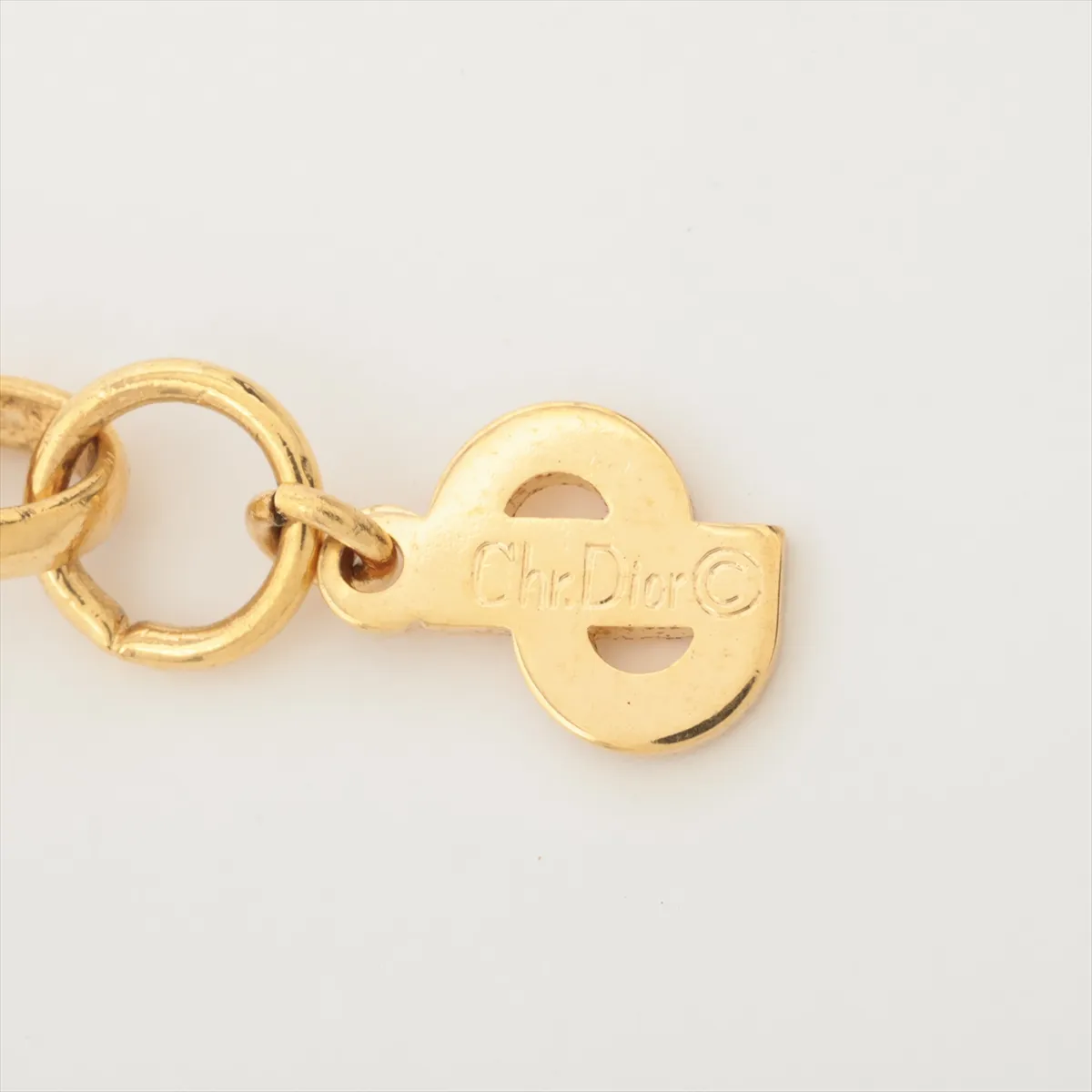 Necklace GP x Rhinestone Gold — view 4
