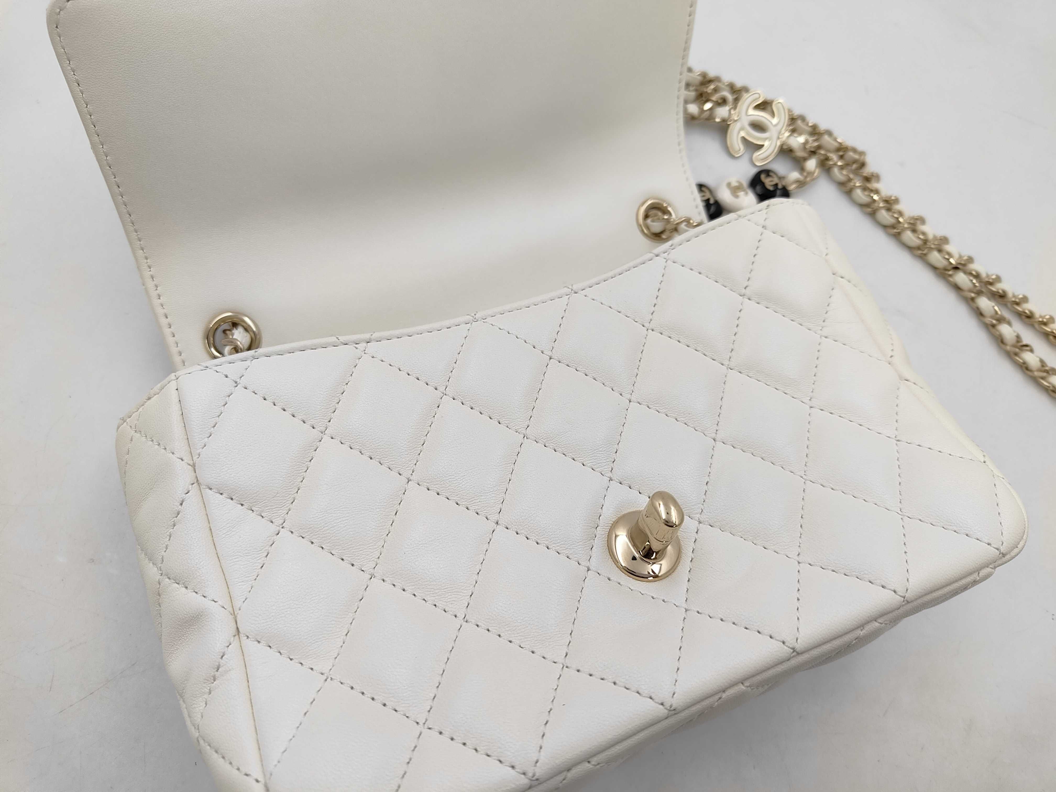 Calfskin Mini Matelassé Shoulder Bag — view 8