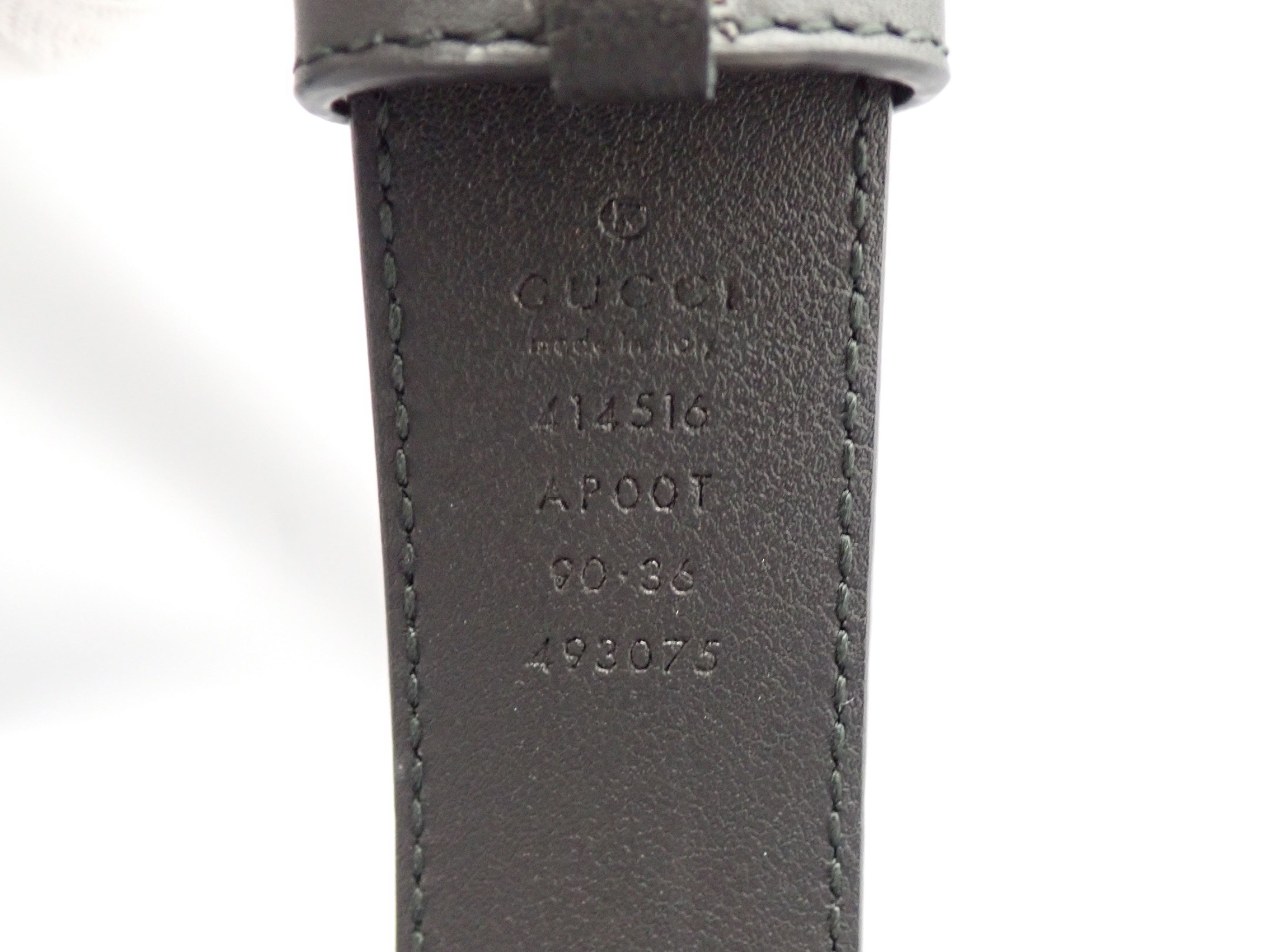 Leather belt — view 3