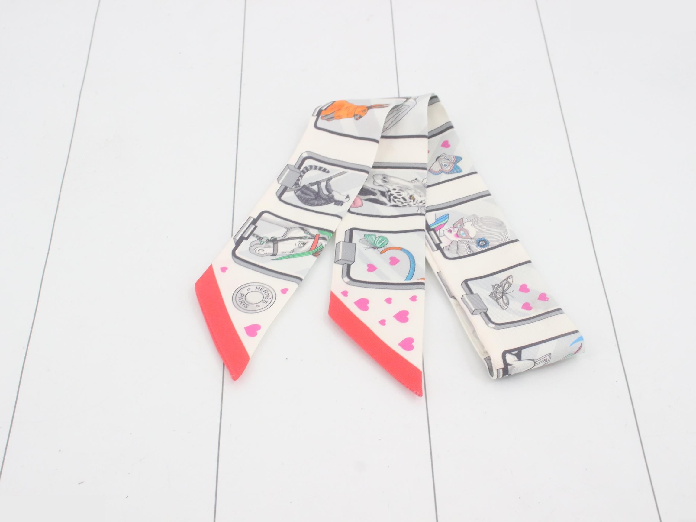 Twilly scarf, with box and tags. — view 2