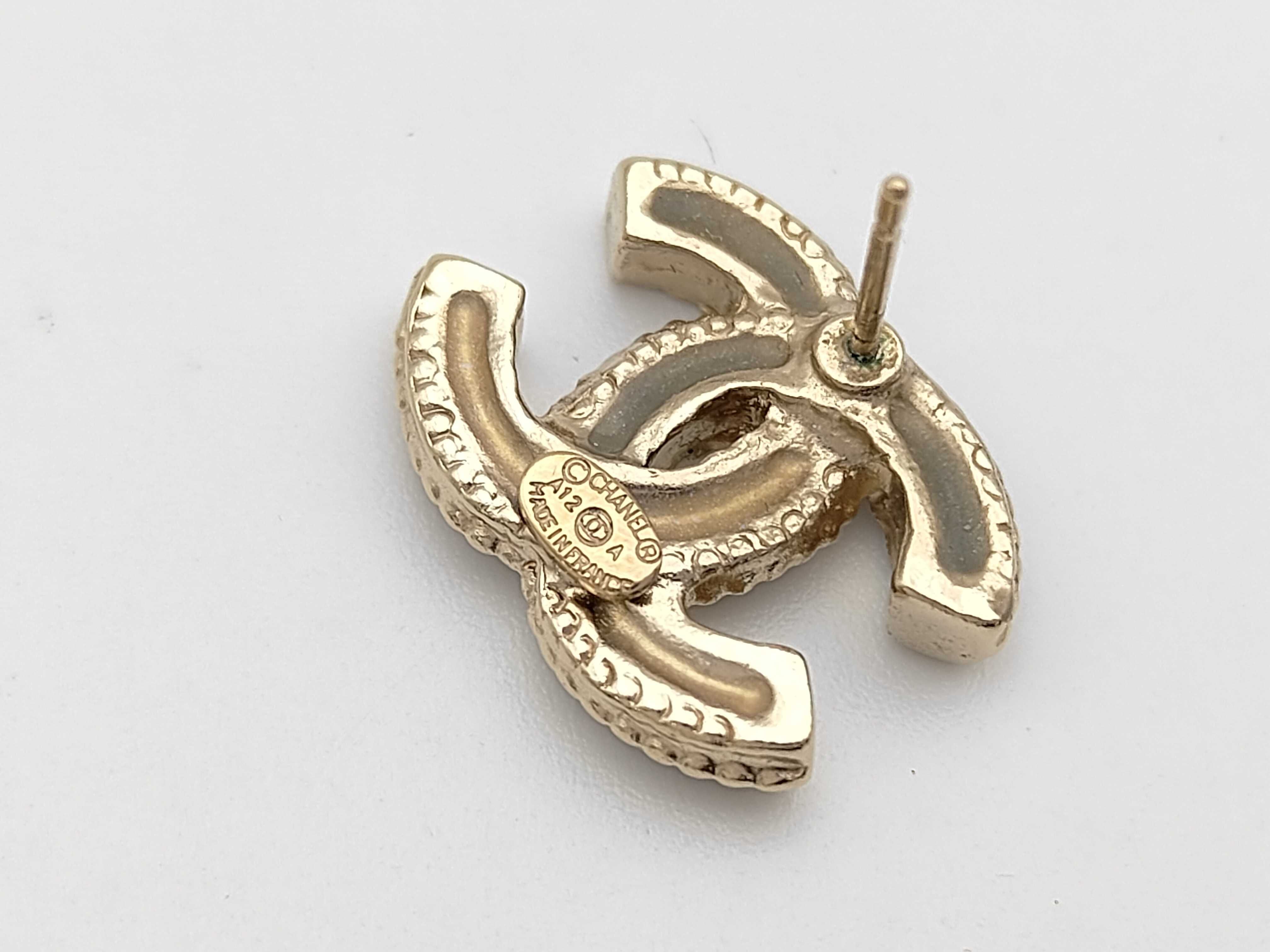 CC logo earrings — view 5