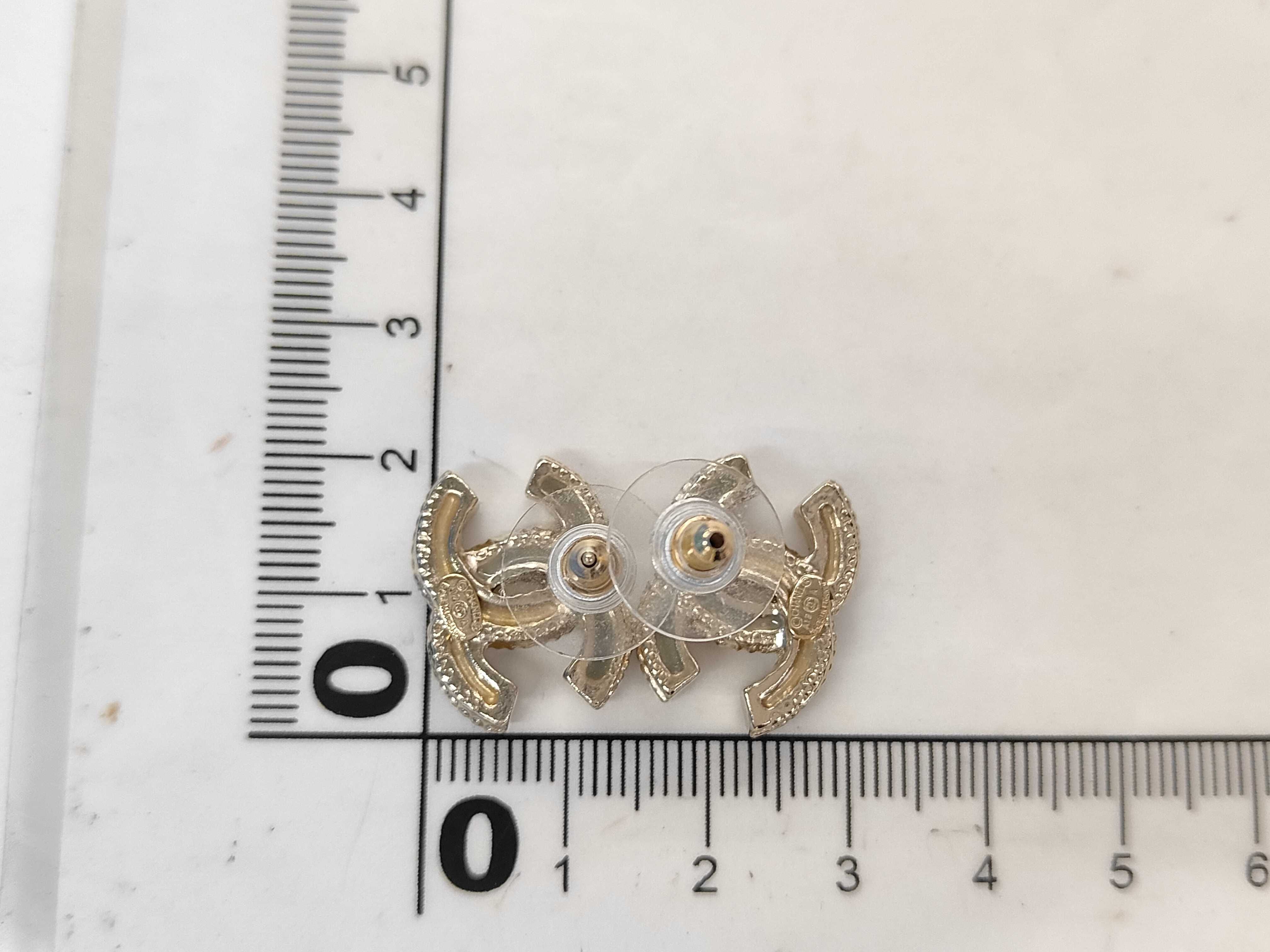 CC logo earrings — view 7