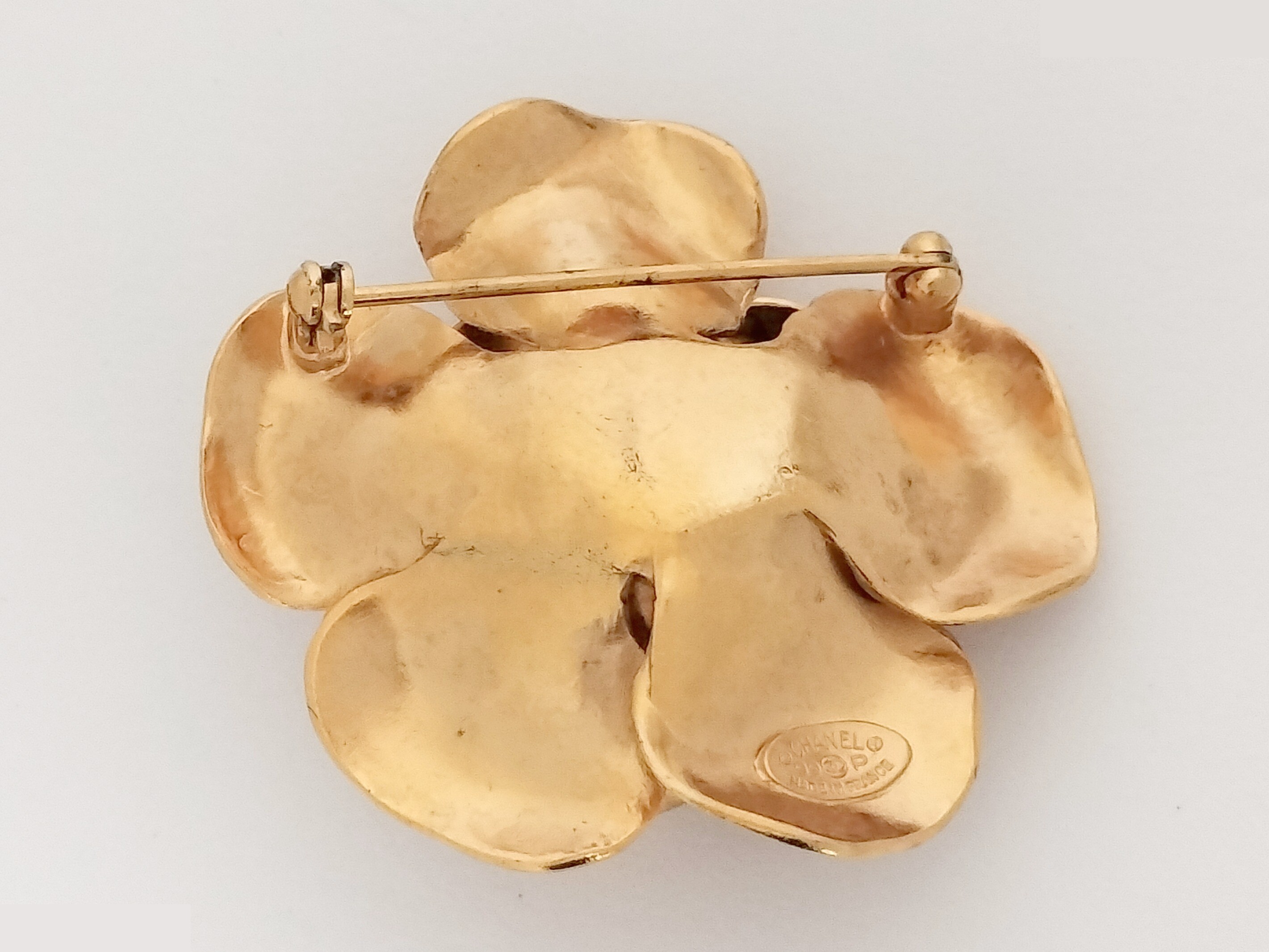 Coco Camellia Gold Brooch — view 4