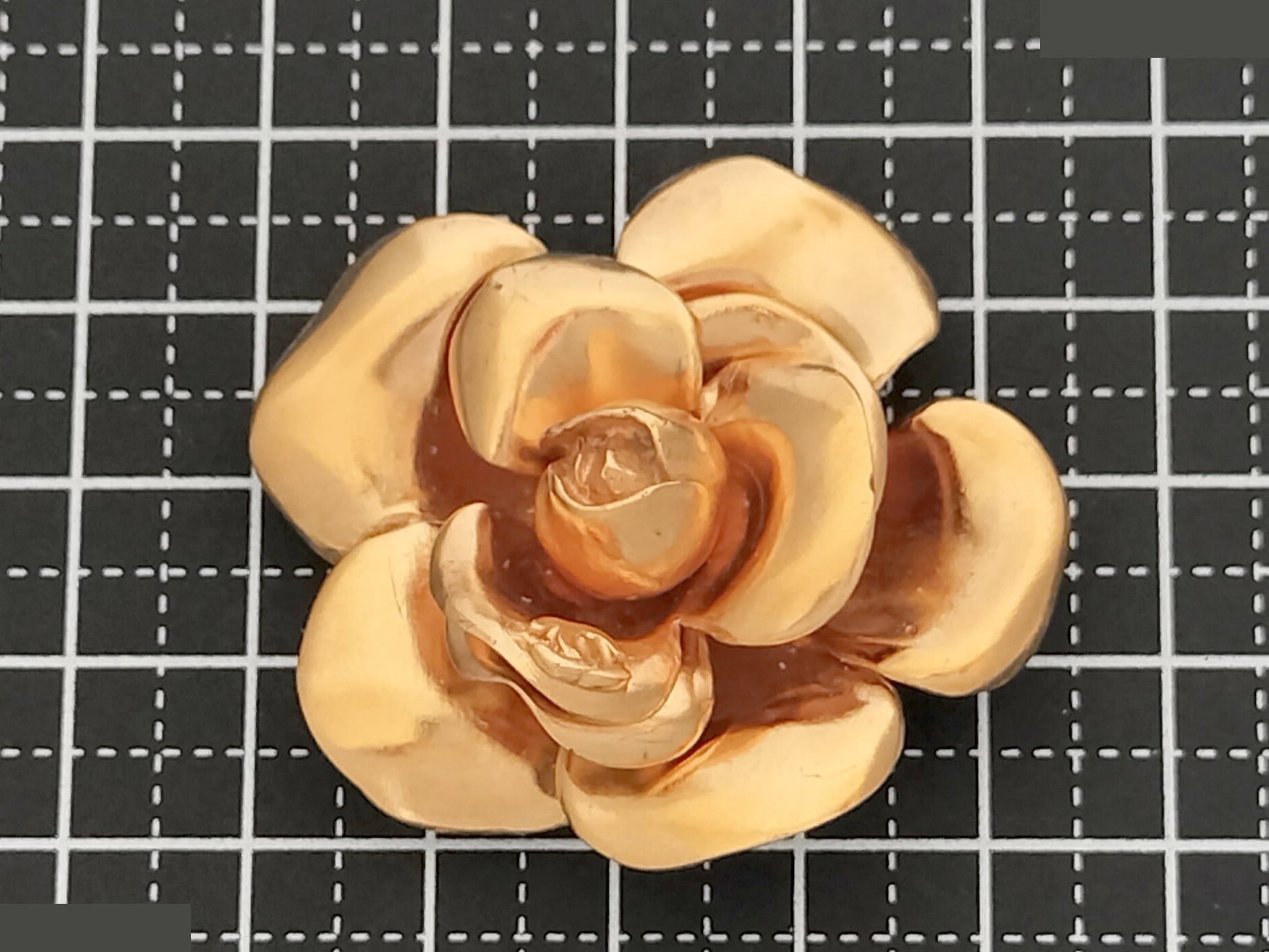 Coco Camellia Gold Brooch — view 8