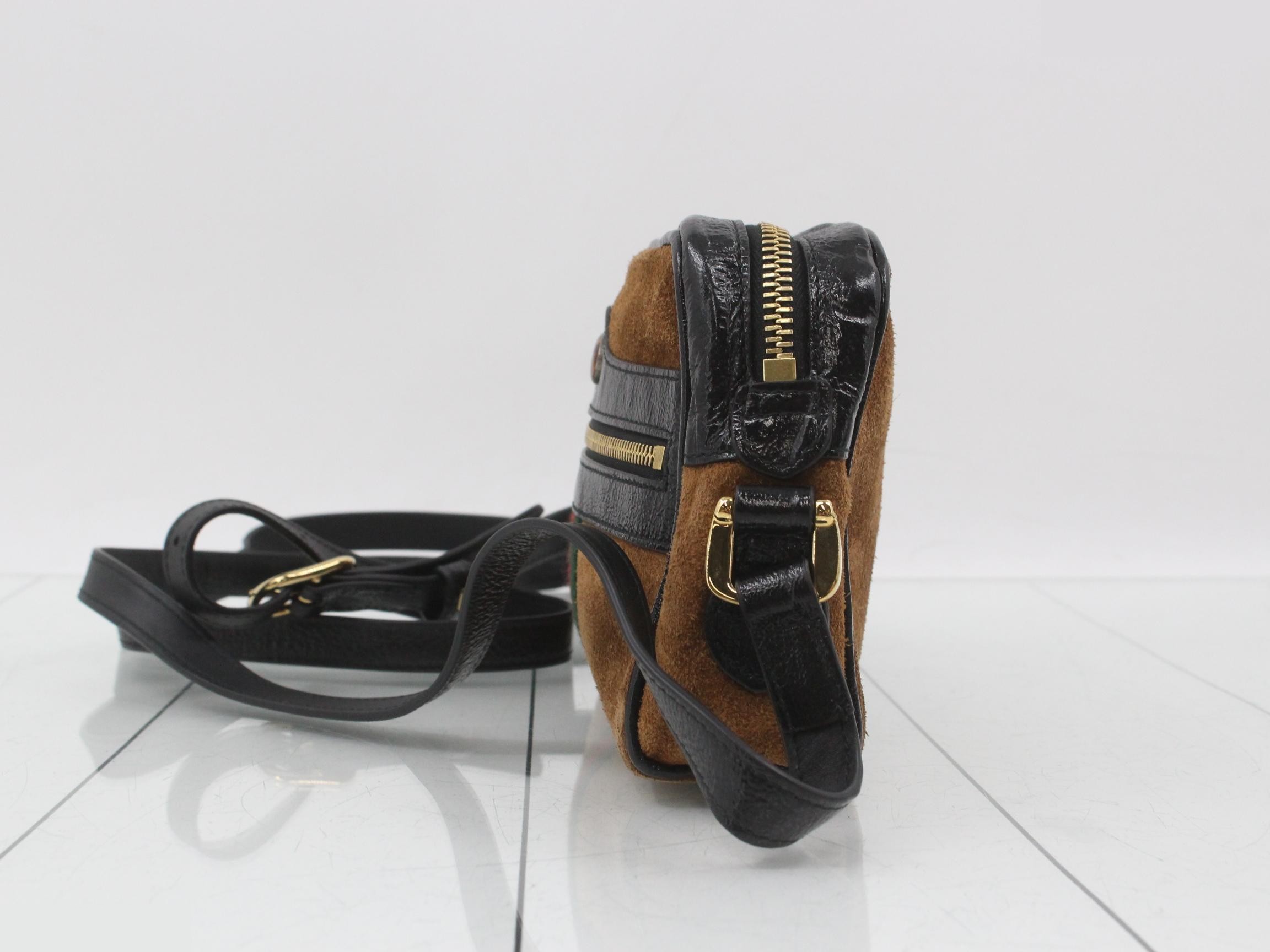 Ophidia Suede Mini Bag — view 3
