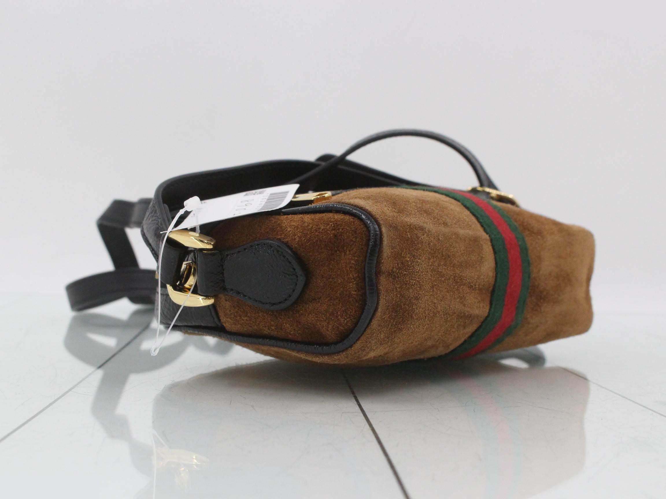 Ophidia Suede Mini Bag — view 5
