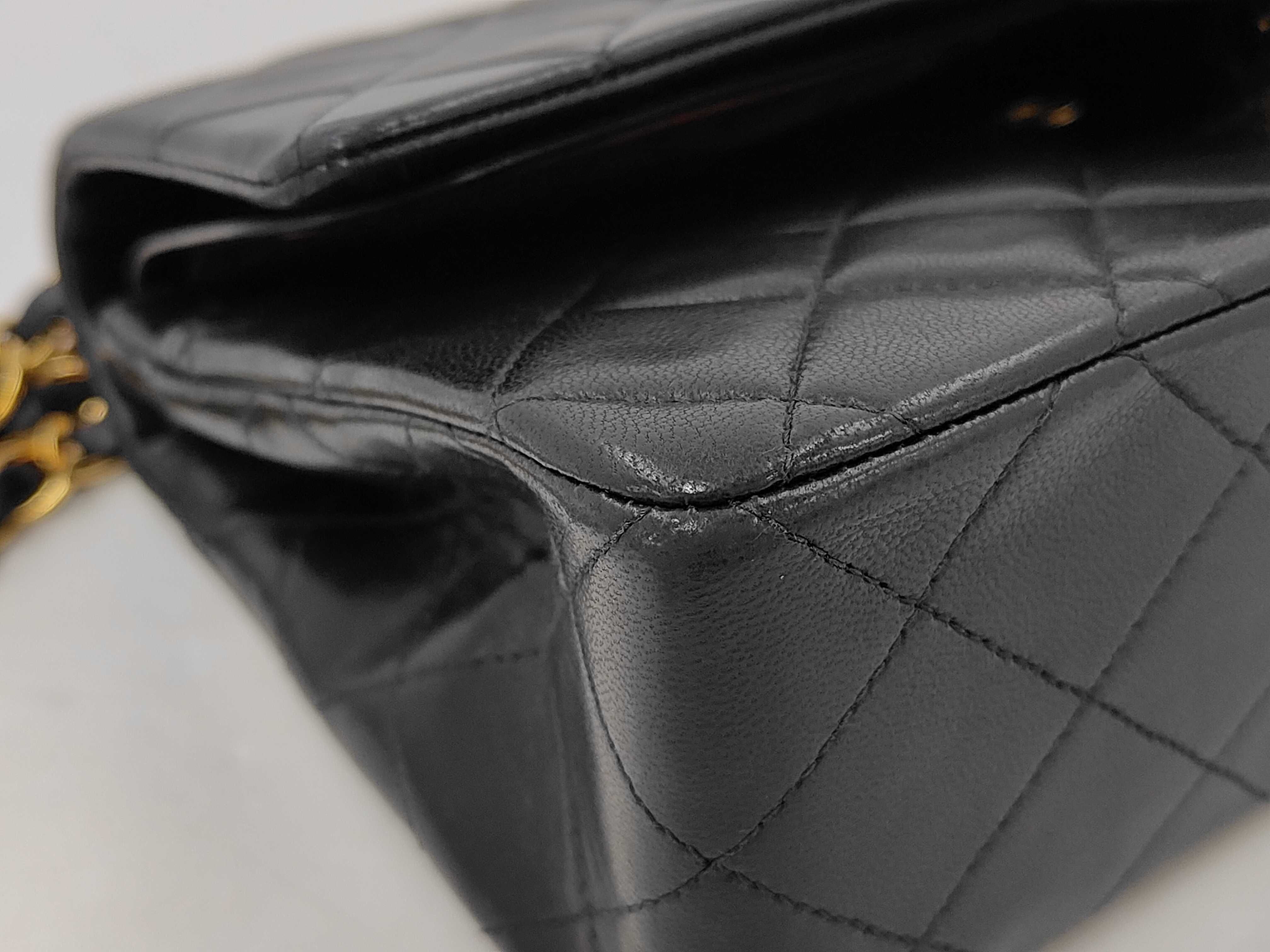 Matelassé 23 Lambskin Double Flap Double Chain Shoulder Bag — view 7