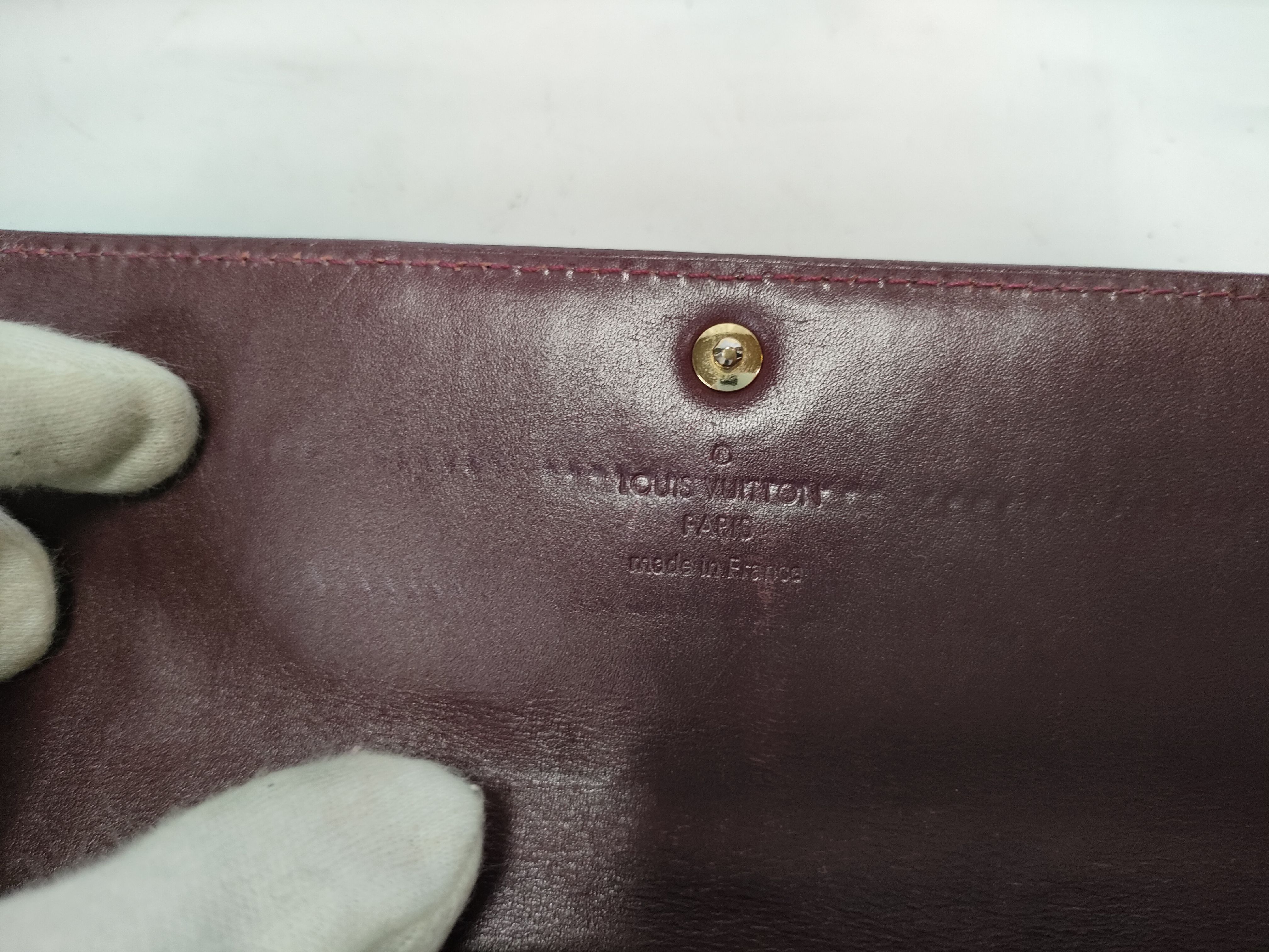 Vernis Portefeuille Sarah Amarante Wallet — view 11